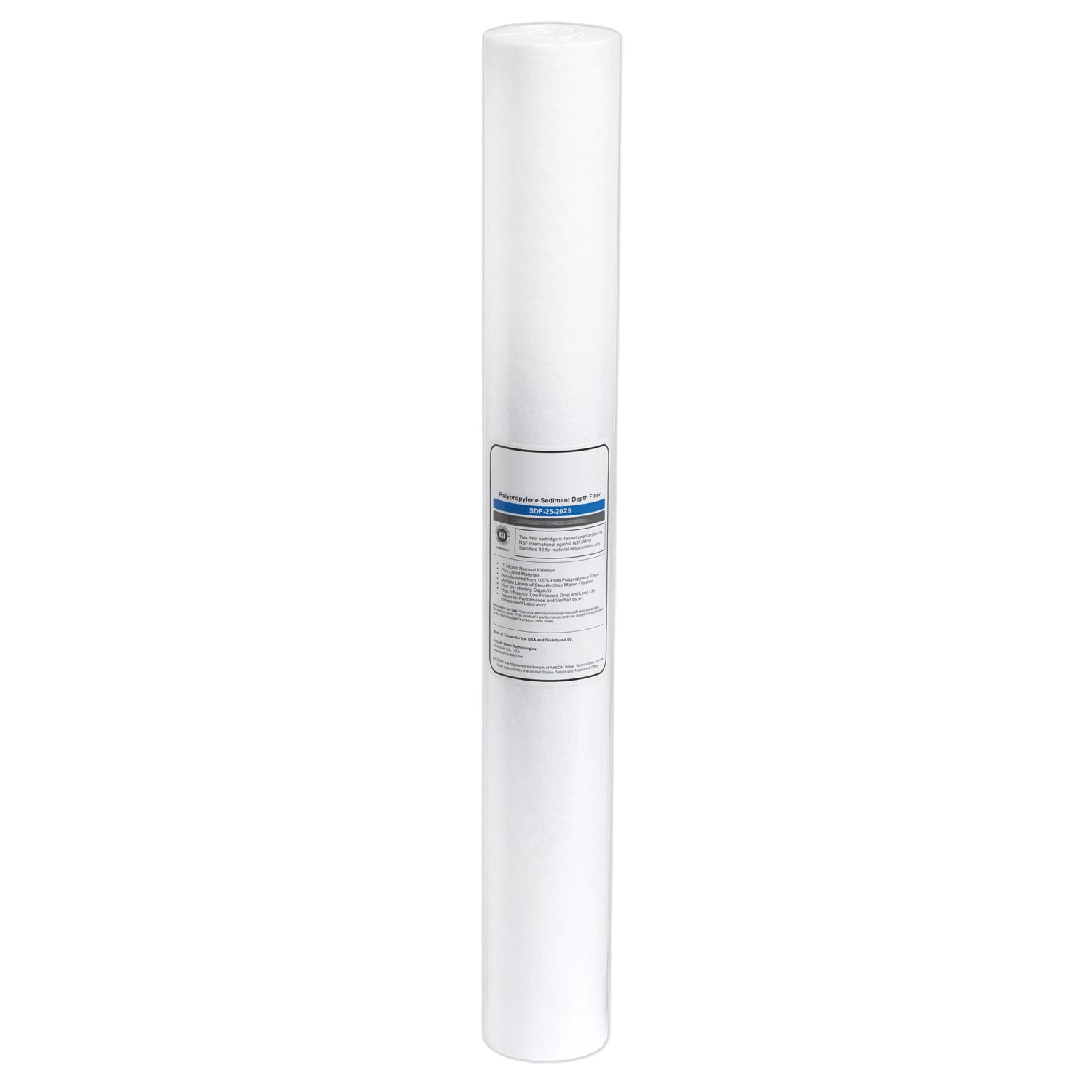 AXEON SDF - 25 - 2025 Sediment Filter 2.5" x 20" 25 Mic 200628 200628 - ESP Water