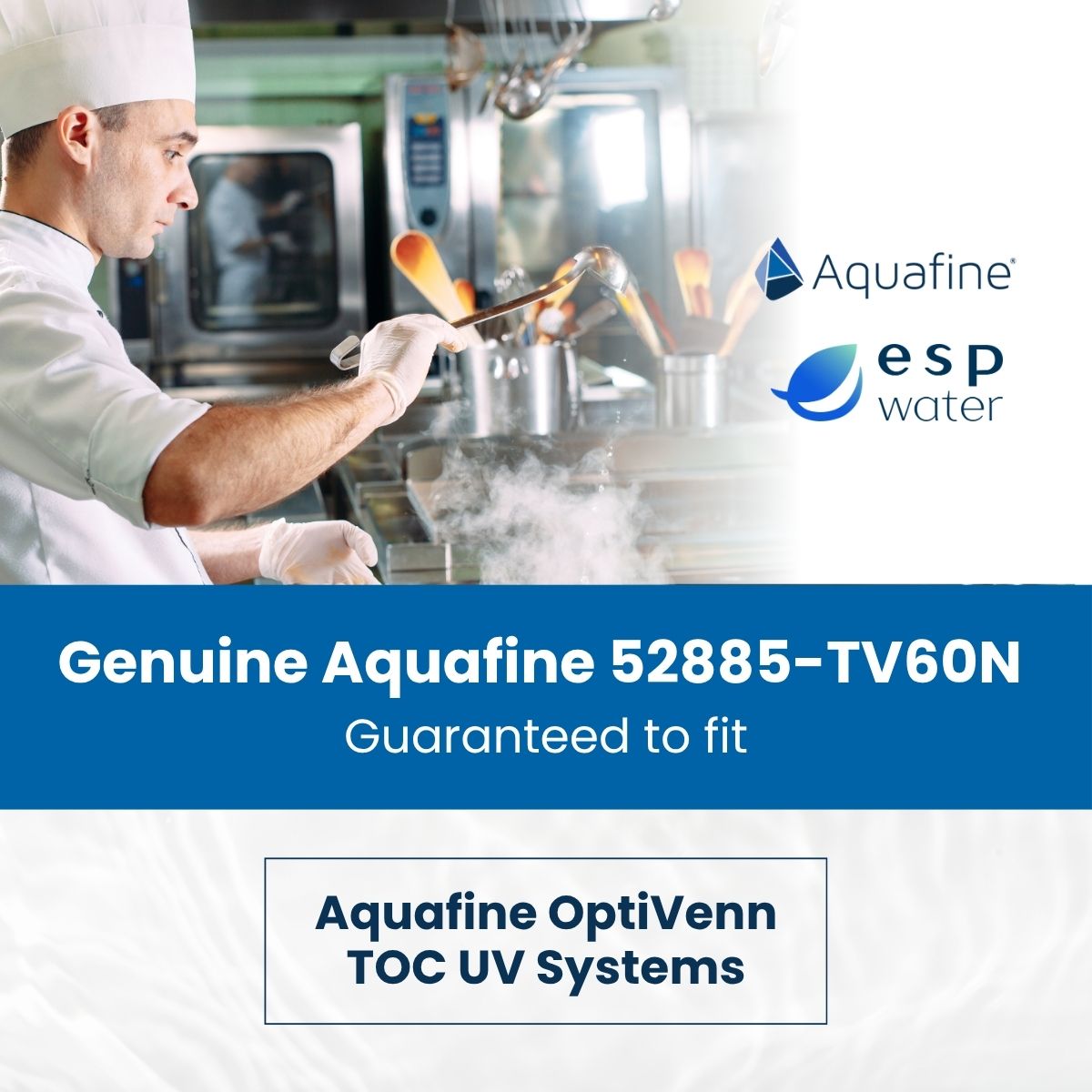 Aquafine 52885 - TV60N UV Lamp 60 - Inch 185nm Validated for OptiVenn TOC UV System 52885-TV60N - ESP Water