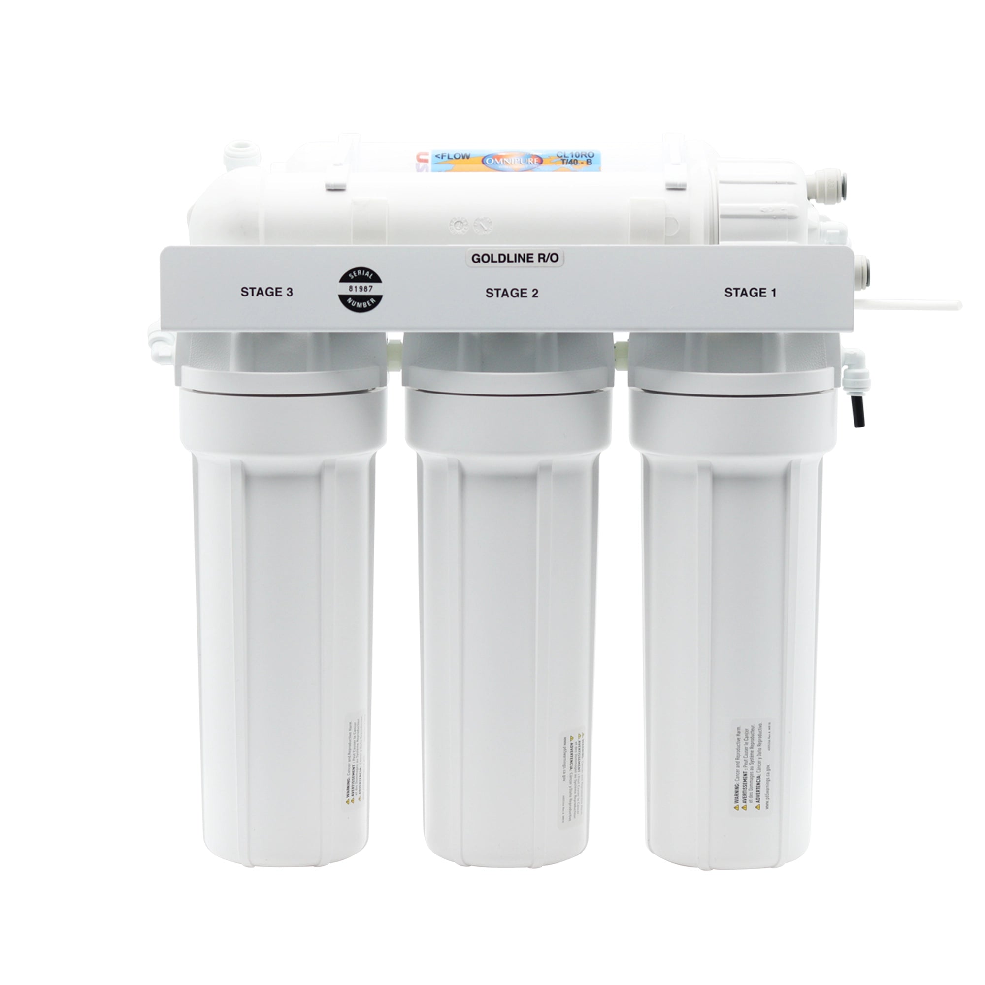 Goldline GOLDLINE-50-RK 50 GPD reverse osmosis conversion kit with filters and 3/8-inch connection