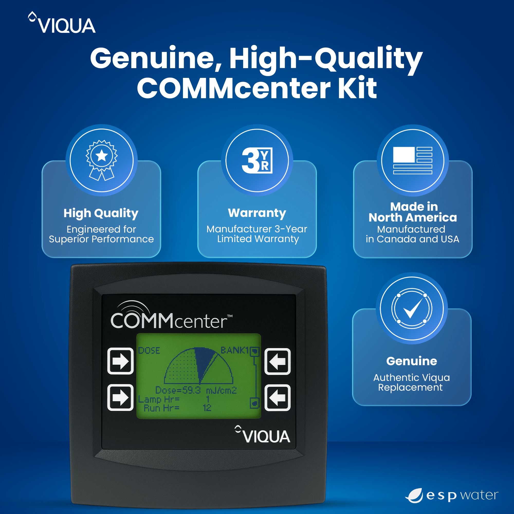 VIQUA 270288 - R COMMcenter with Dry Contact for Pro24 - 100 and PRO24 - 186 270288-R - ESP Water