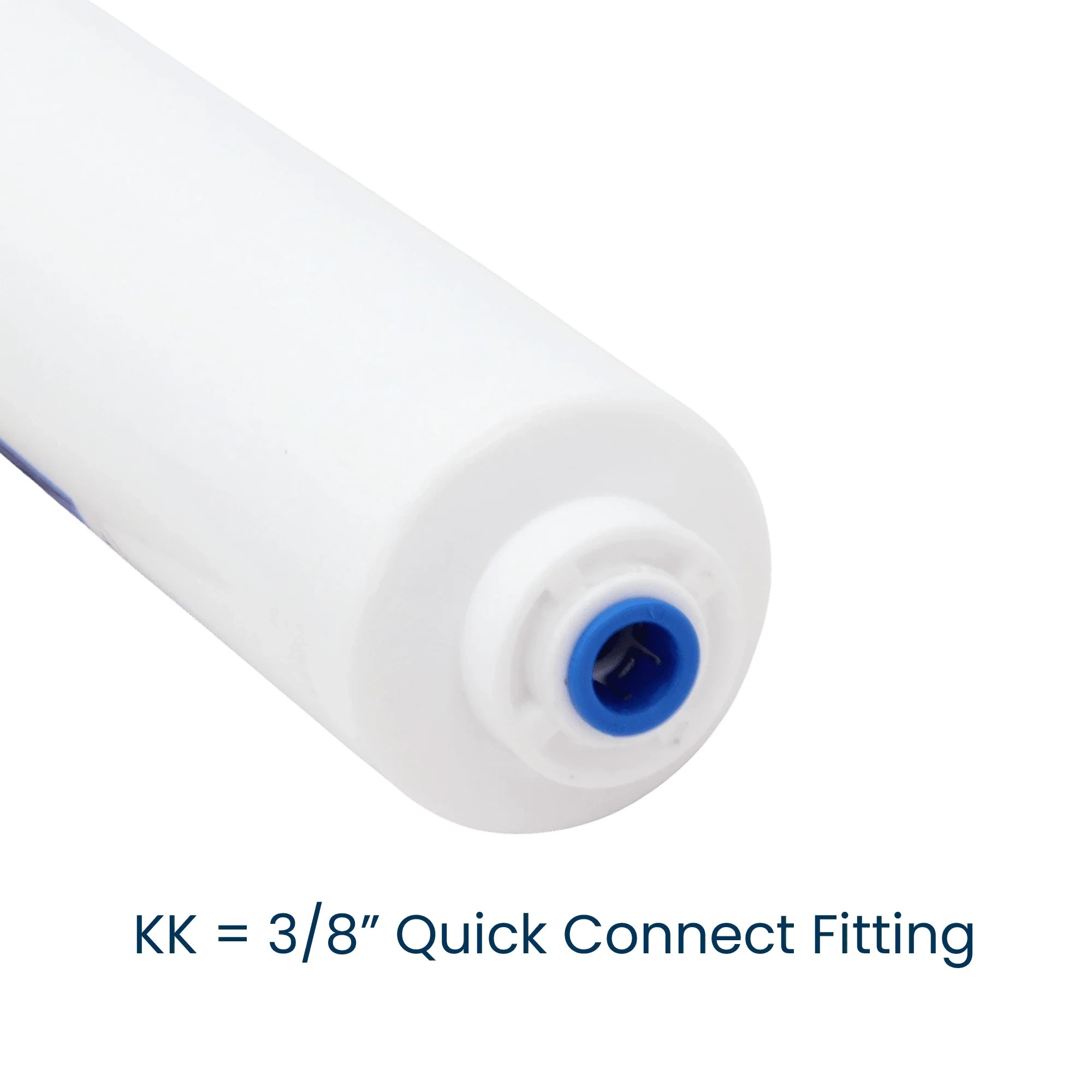 Omnipure K2340-KK inline carbon filter with 3/8-inch quick-connect fittings