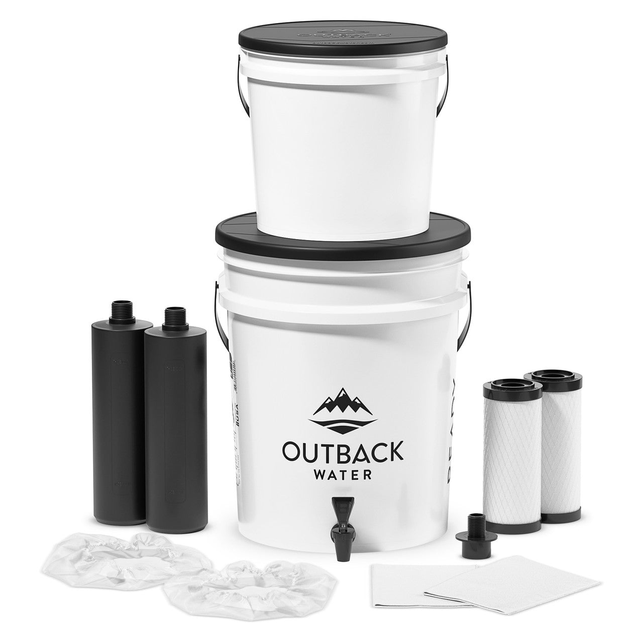 Outback Ready OB-25RDY-B emergency water filter bundle with extra replacement filter kit