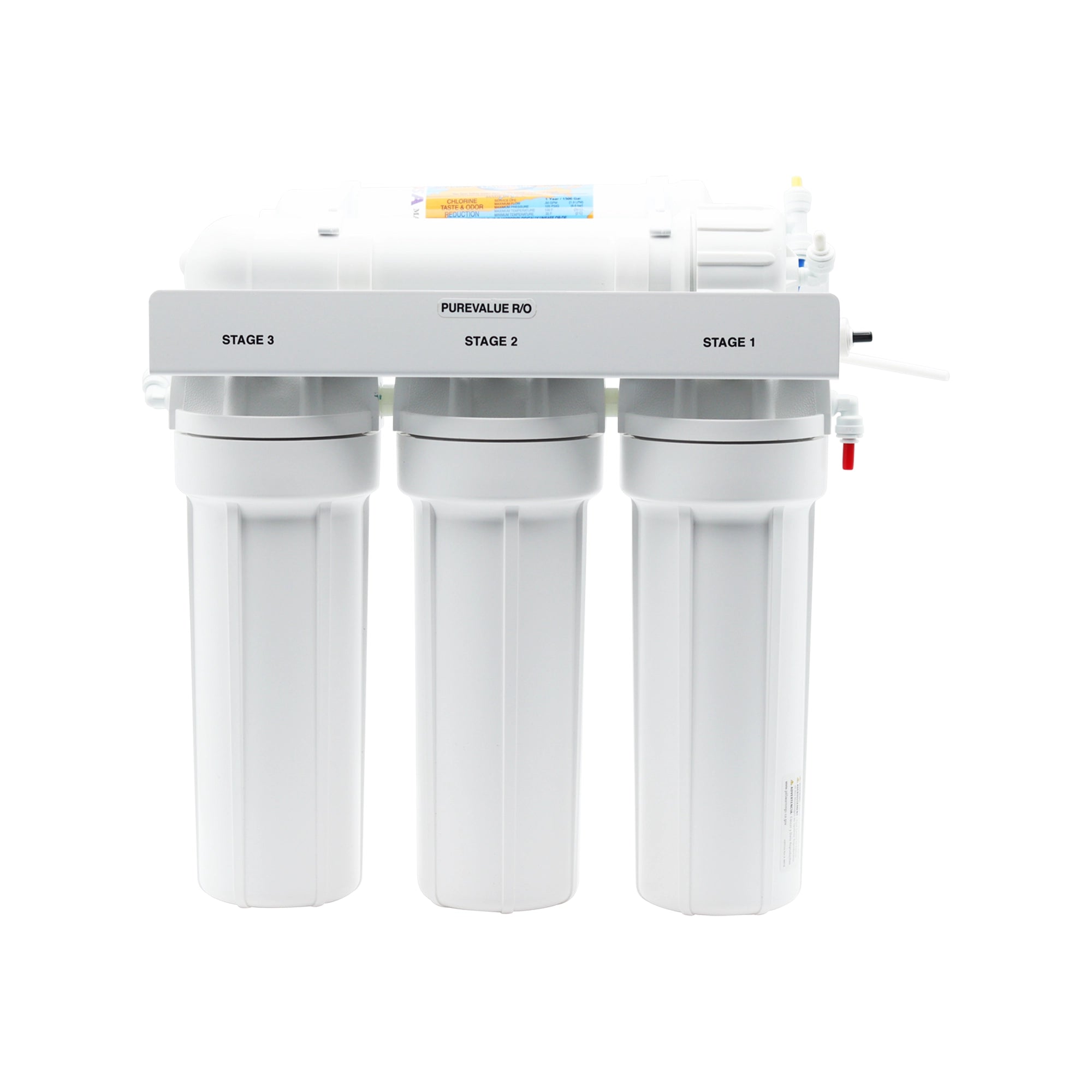 PureValue PUREVALUE-5EZ50-RK 50 GPD reverse osmosis conversion kit with filters and 1/4-inch connection