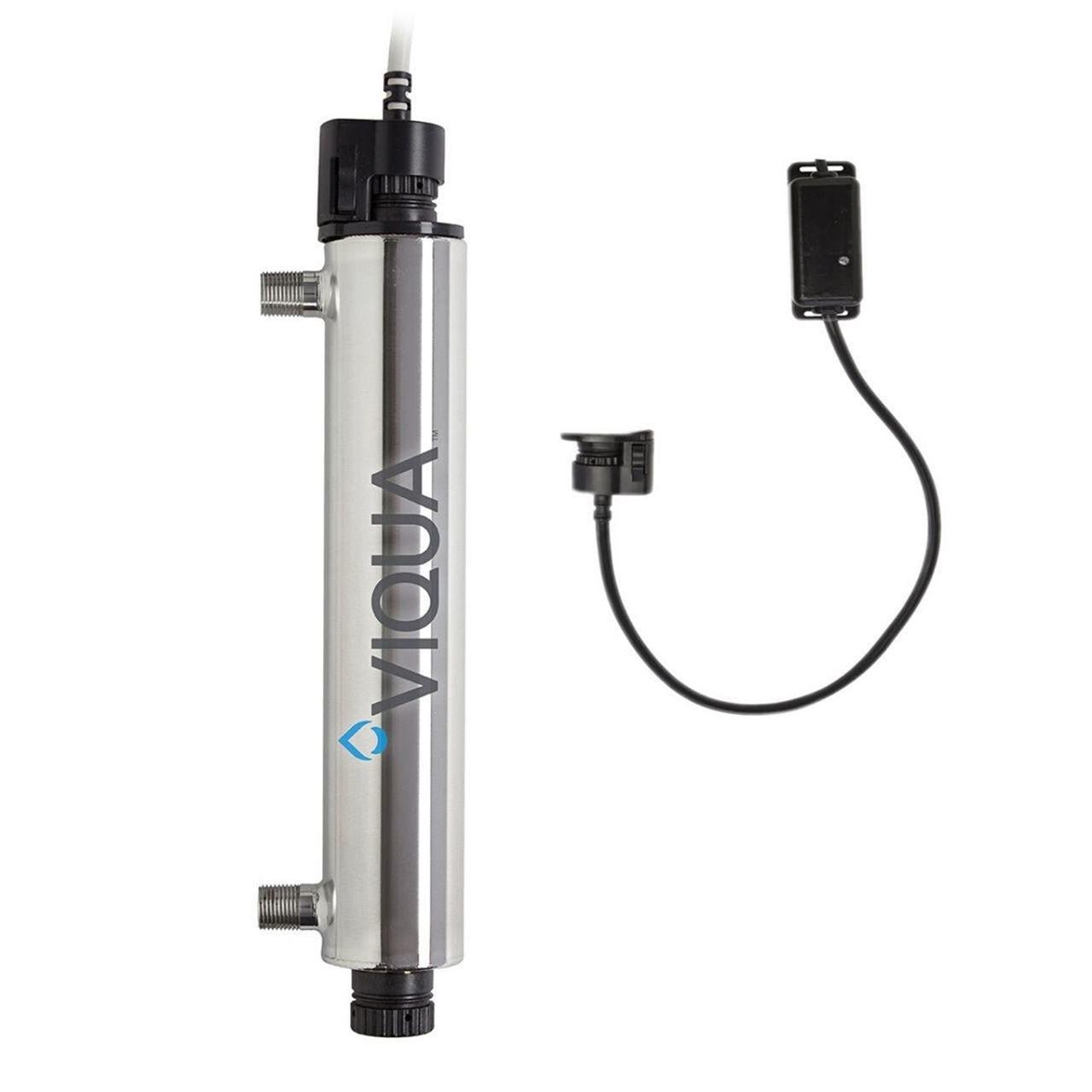 VIQUA VT4 point-of-use UV water treatment system, 3.5 GPM, with 1/2-inch MNPT connections