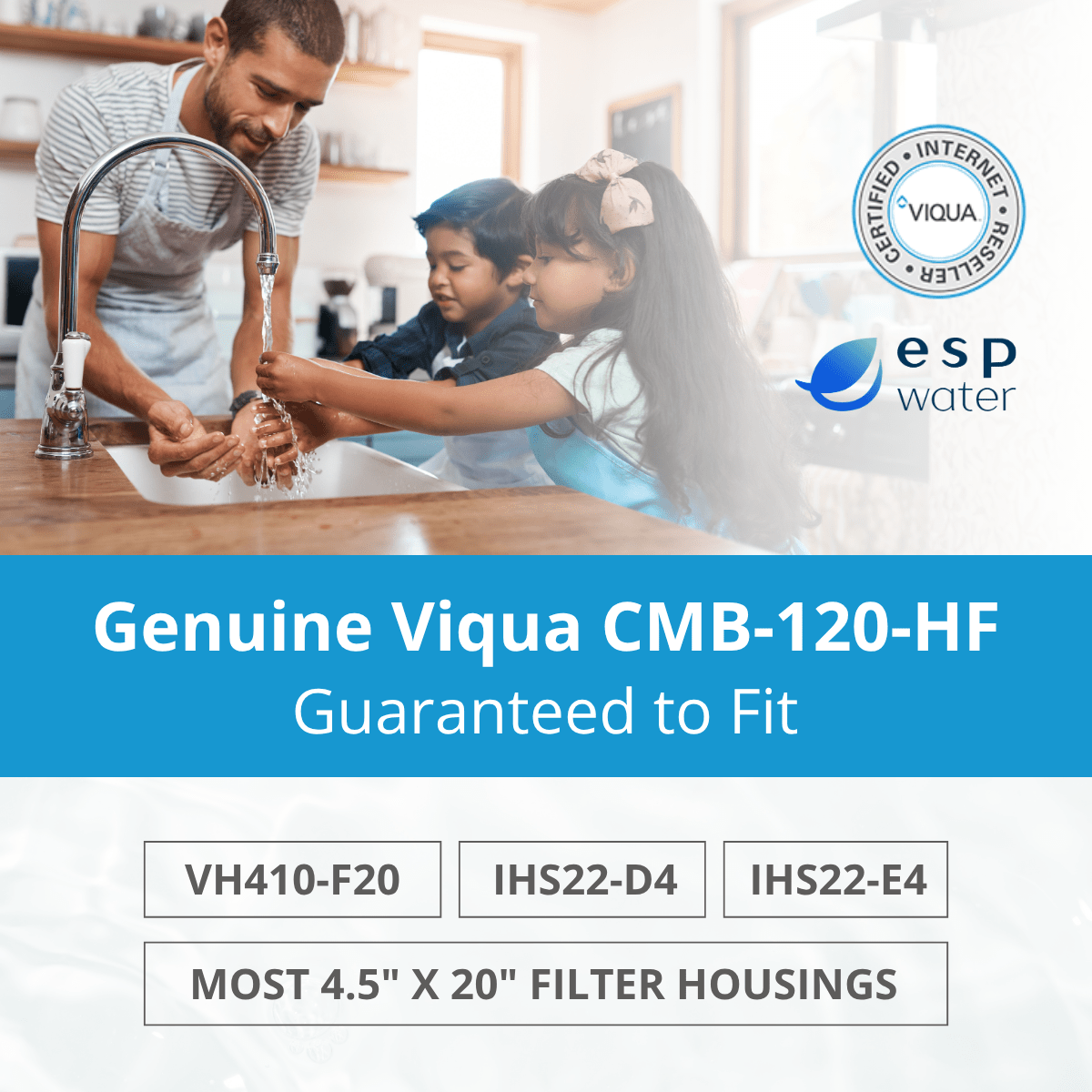 VIQUA CMB-120-HF compatibility for VH410-F20, IHS22-D4 and IHS22-E4 UV systems