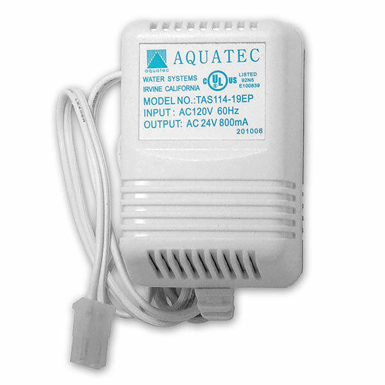 Aquatec TAS114-19EP 120V transformer for 6800 Series reverse osmosis booster pumps