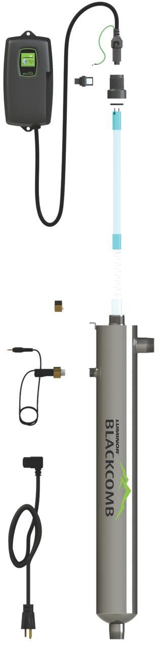 Luminor Blackcomb - HO 6.1 LBH6 - 251 UV System with Sensor 25 GPM 1" MNPT LBH6-251 - ESP Water