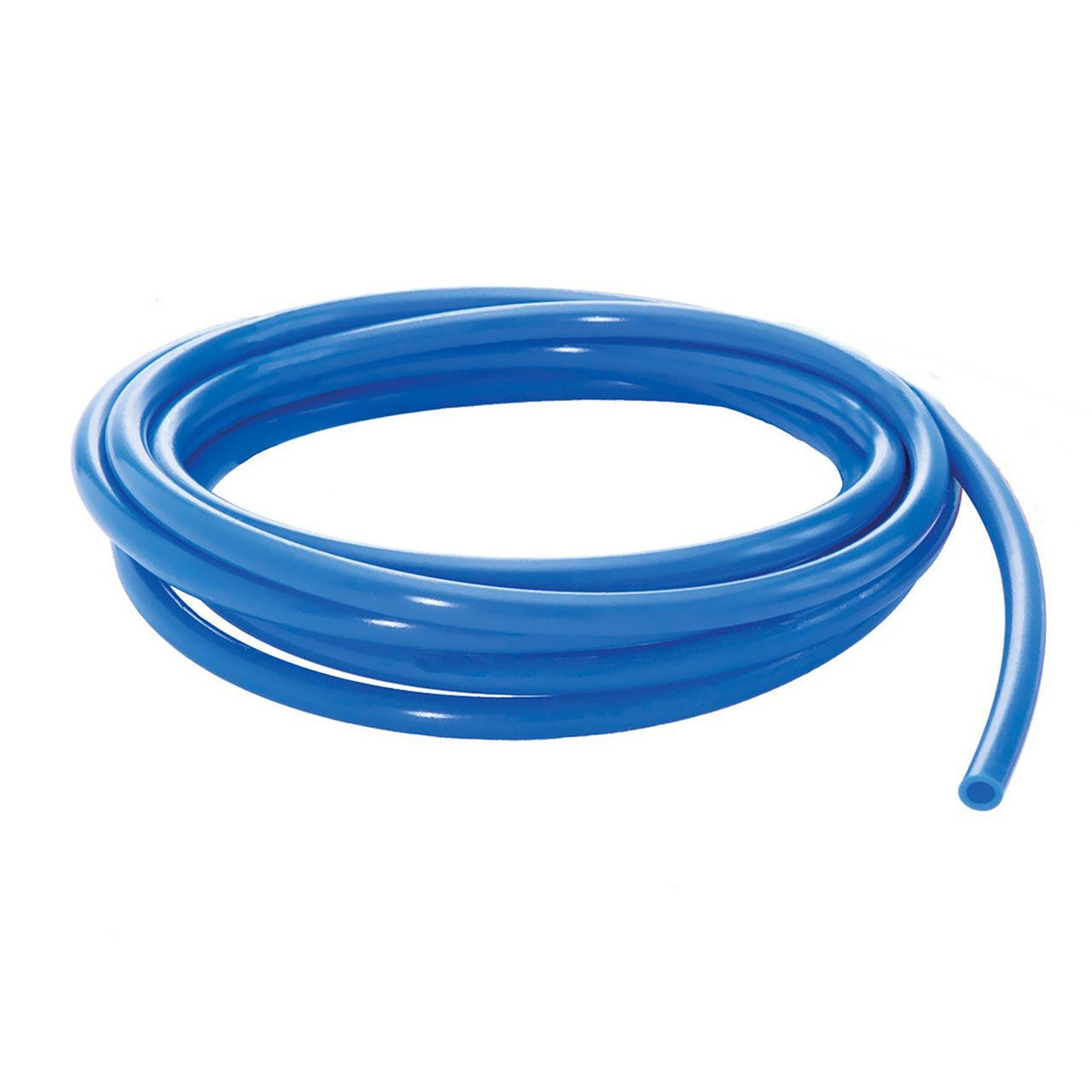 Blue 1/4-inch water filter tubing, 20-foot roll for reverse osmosis and drinking water systems