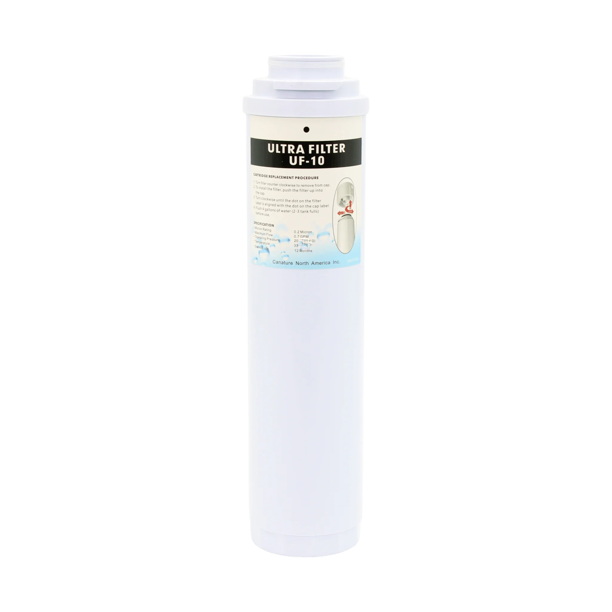 Aqua Flo 65010093 UF-10 Black Ultrafiltration Membrane for 475QC-3 Systems 65010093 - ESP Water