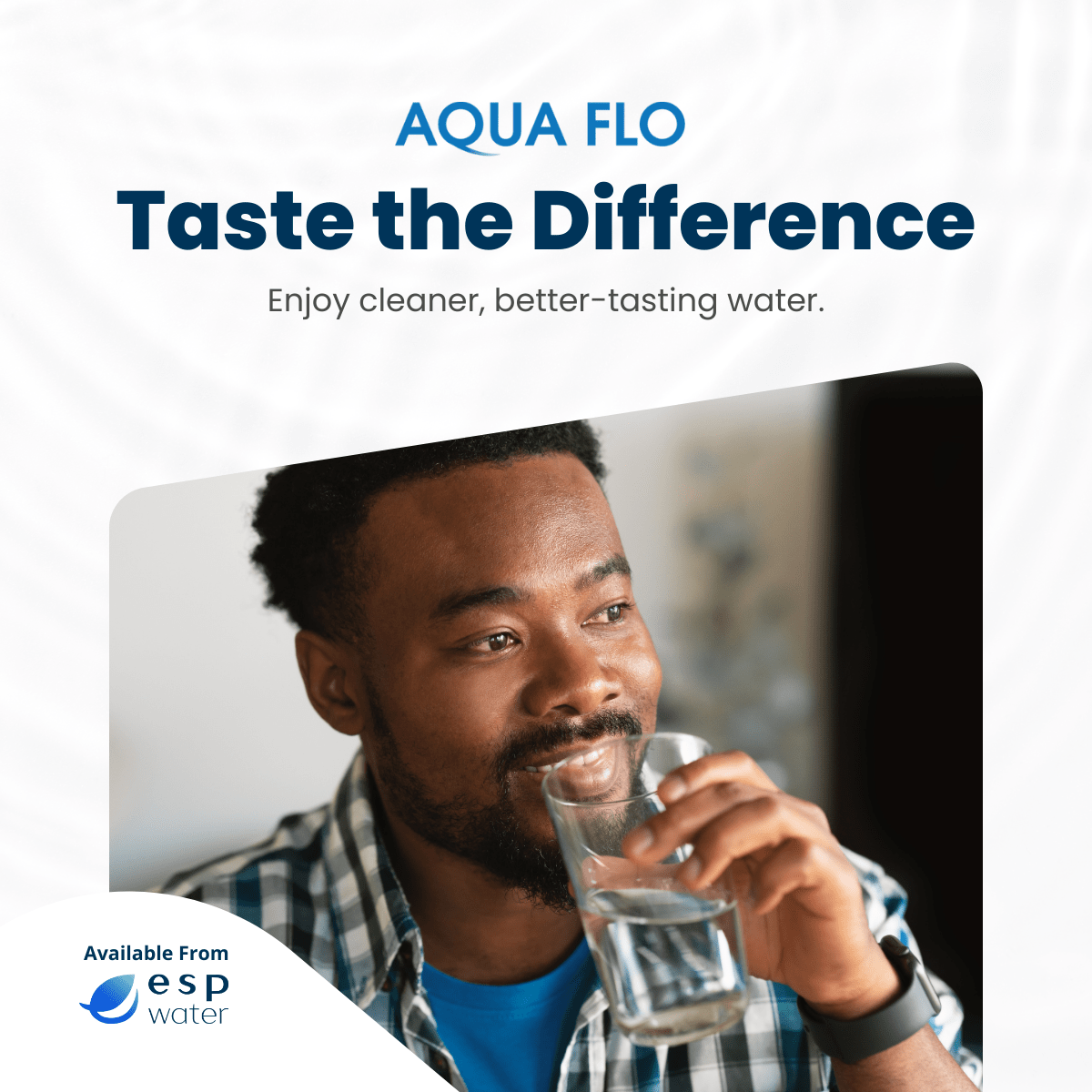 Aqua Flo quick-change drinking water filtration for compatible under-sink systems