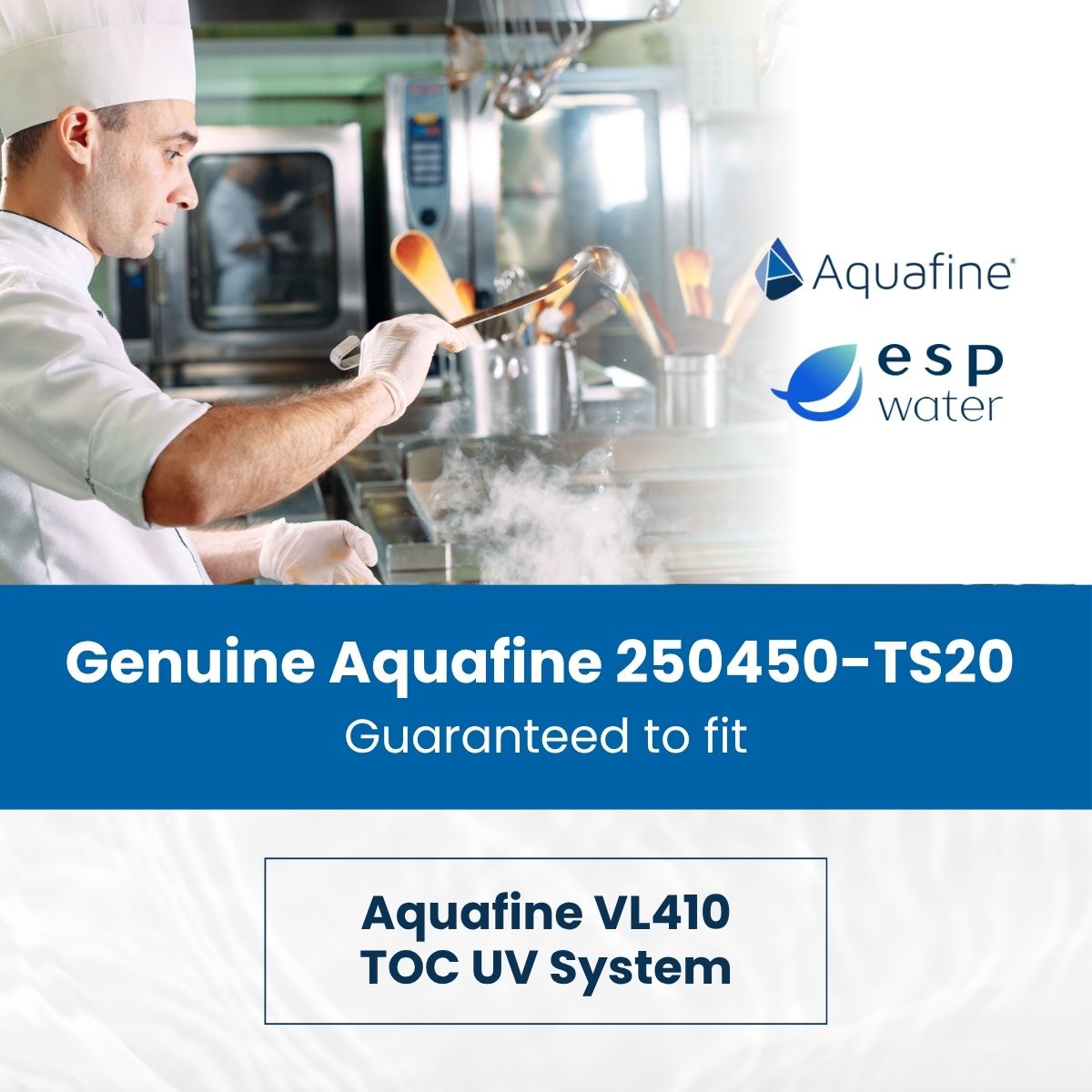 Aquafine 250450 - TS20 UV Lamp 20 - Inch 254nm for VL410 TOC 250450-TS20 - ESP Water