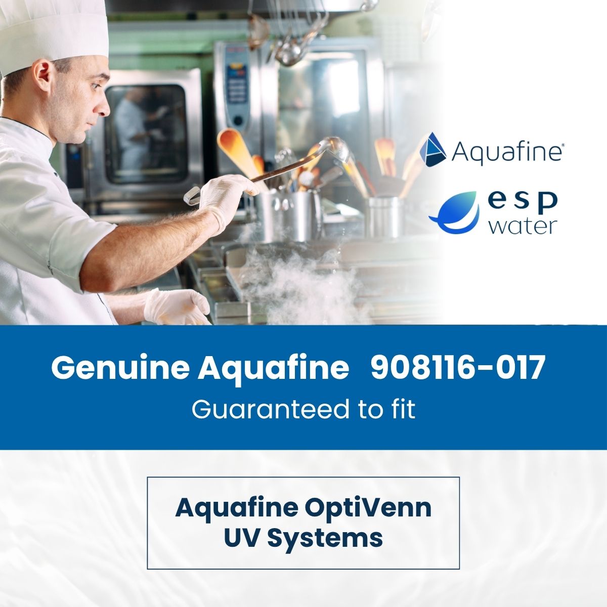 Aquafine 908116-017 quartz sleeve compatibility for OptiVenn UV systems