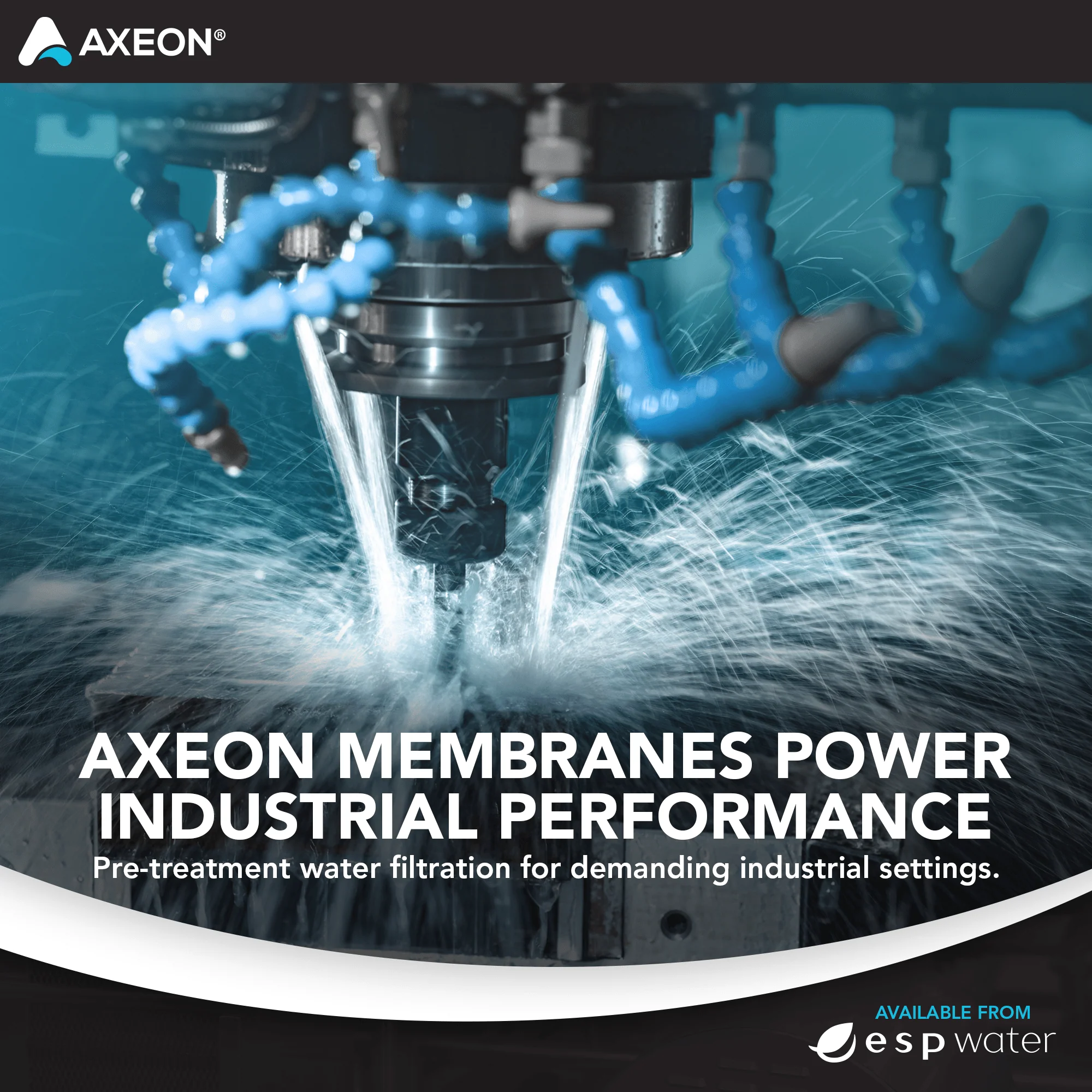 AXEON HF5 - 3018 RO Membrane 80 PSI 600 GPD 3" x 18" 209175 209175 - ESP Water