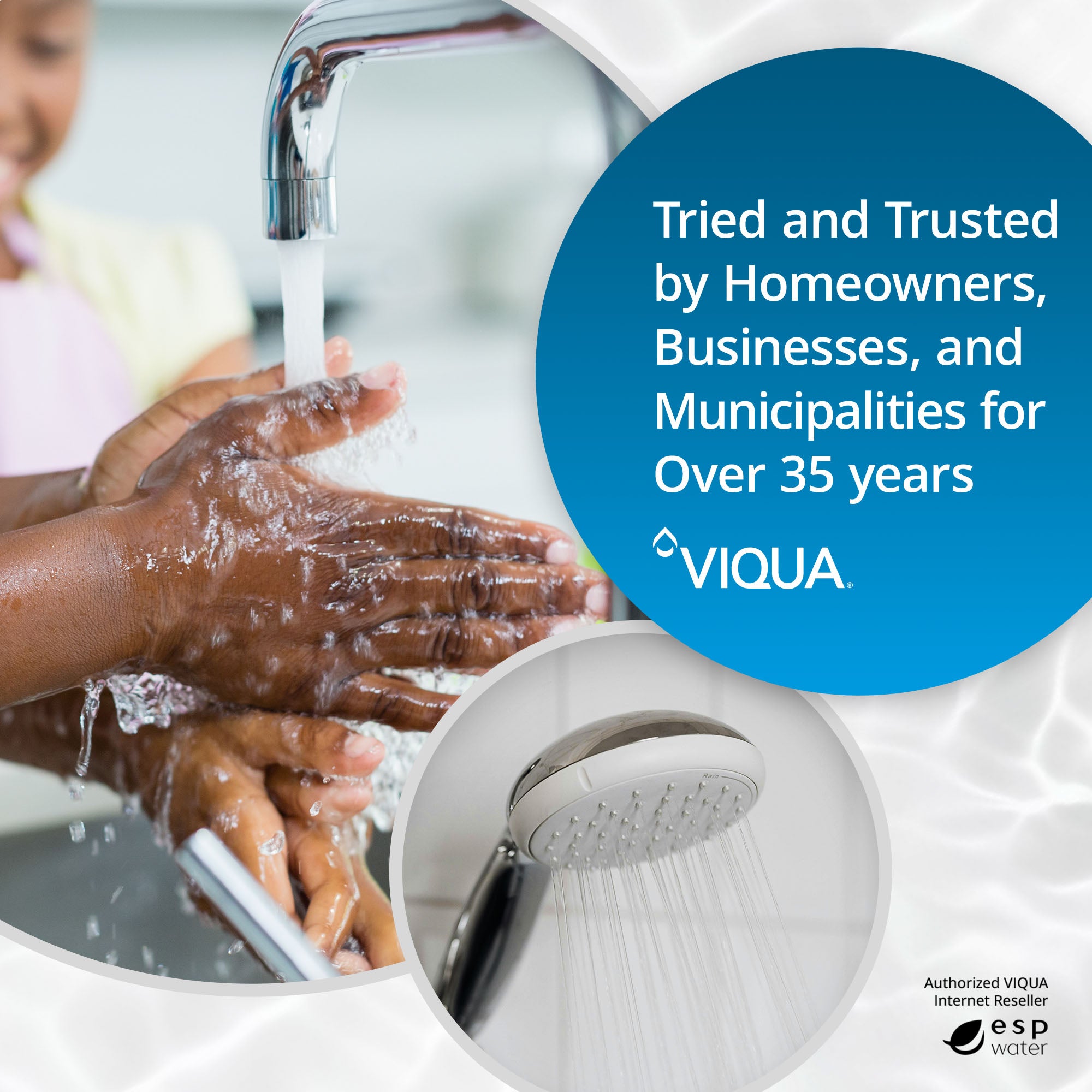 VIQUA UV water treatment products trusted for residential water treatment