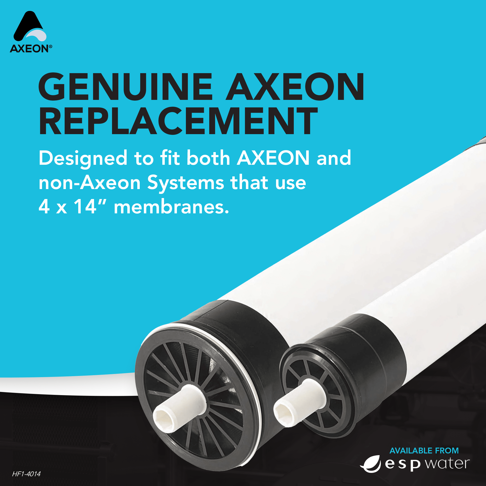 AXEON HF1 - 4014 RO Membrane 150 PSI 600 GPD 200377 200377 - ESP Water