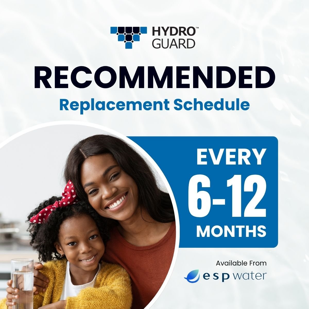Hydro Guard HDGT-CB5 carbon block filter recommended replacement schedule