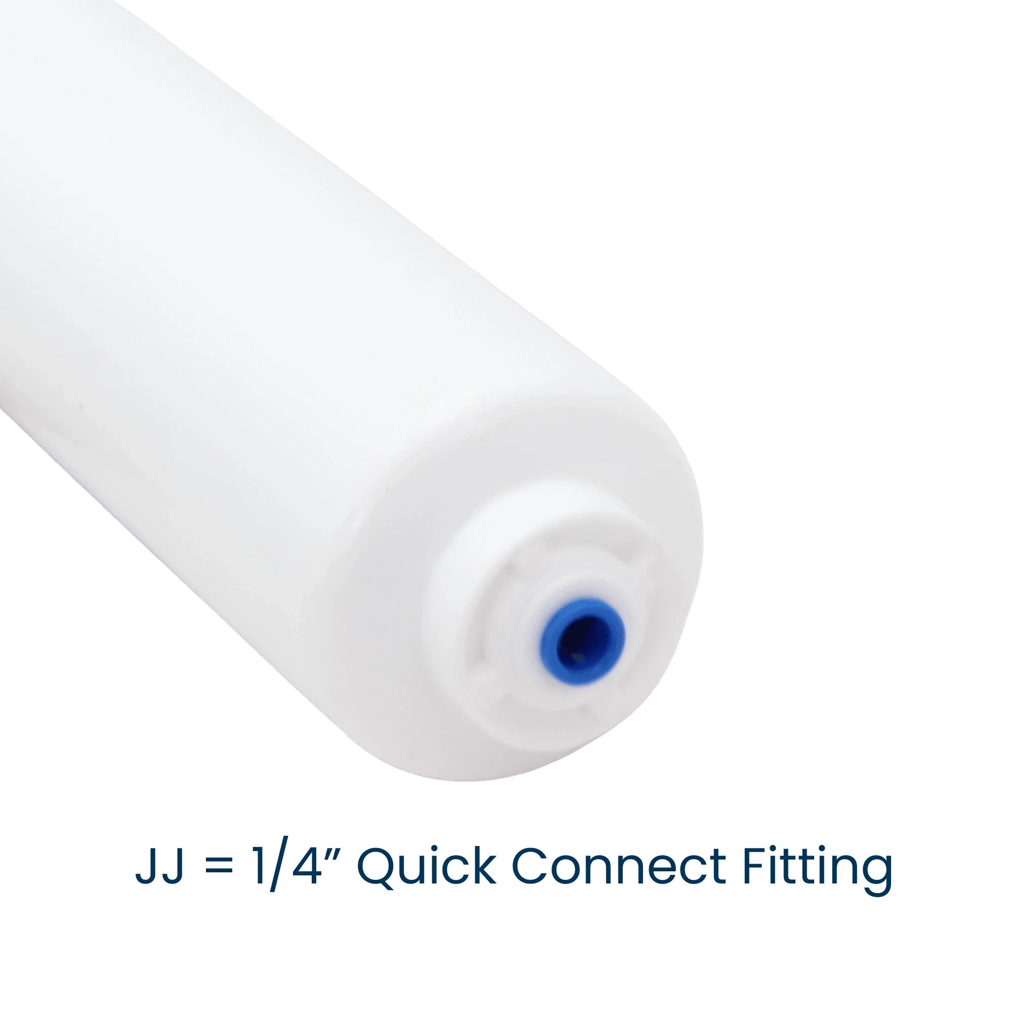 Omnipure K2333-JJ inline carbon filter with 1/4-inch quick-connect fittings