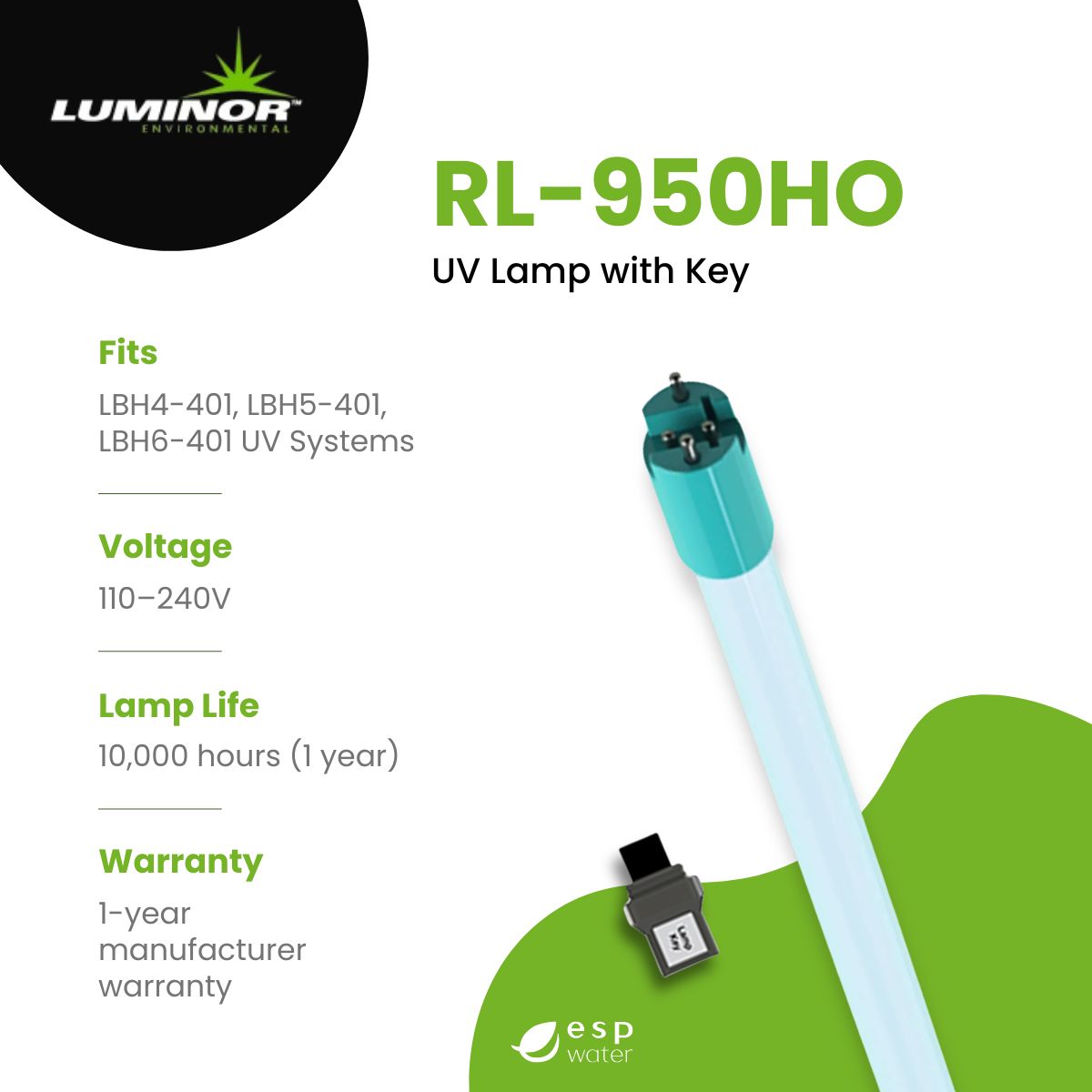 Luminor RL-950HO UV Replacement Lamp