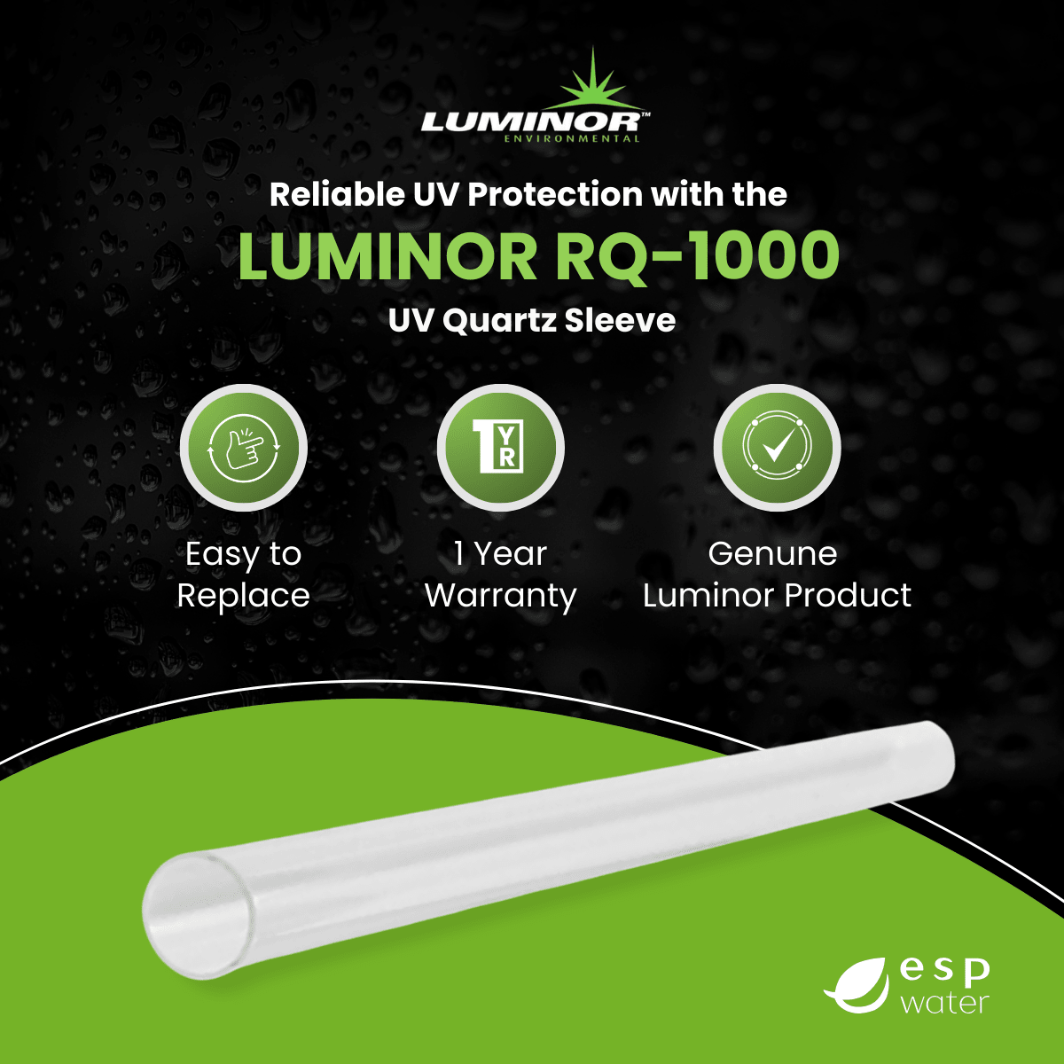 LUMINOR RQ-1000 genuine replacement quartz sleeve benefits