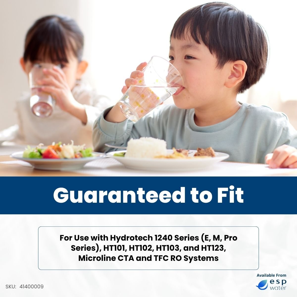 Hydrotech 41400009 compatibility for 1240, HT101, HT102, HT103, HT123 and Microline RO systems