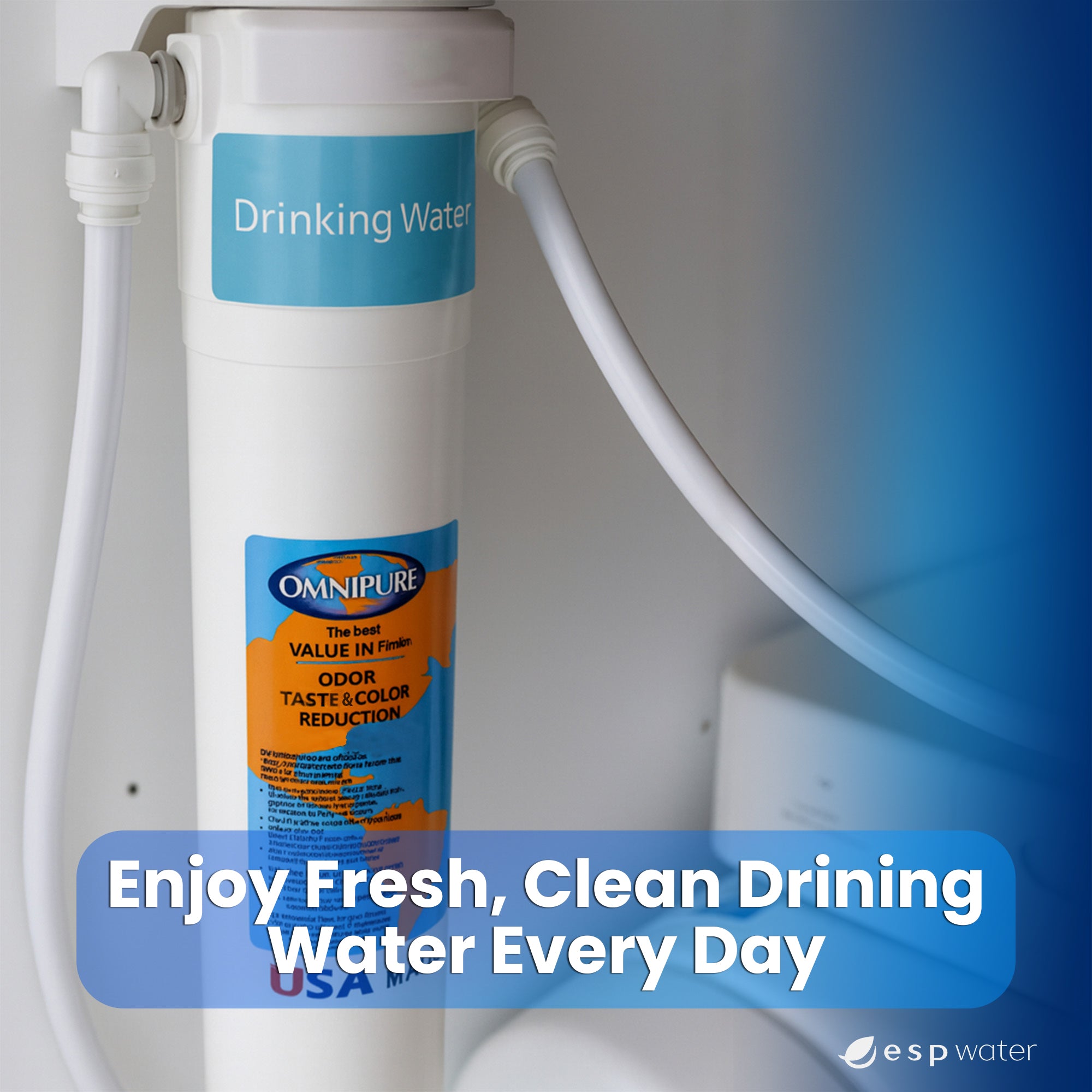 Omnipure L5551 sediment and GAC replacement filter for compatible point-of-use drinking water systems