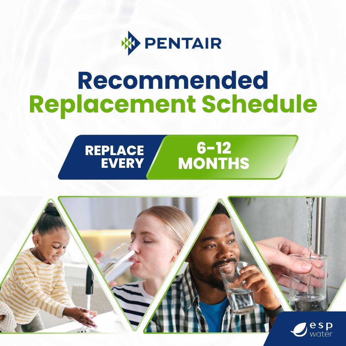 Pentair EP-20 BB carbon filter replacement schedule and maintenance guidance