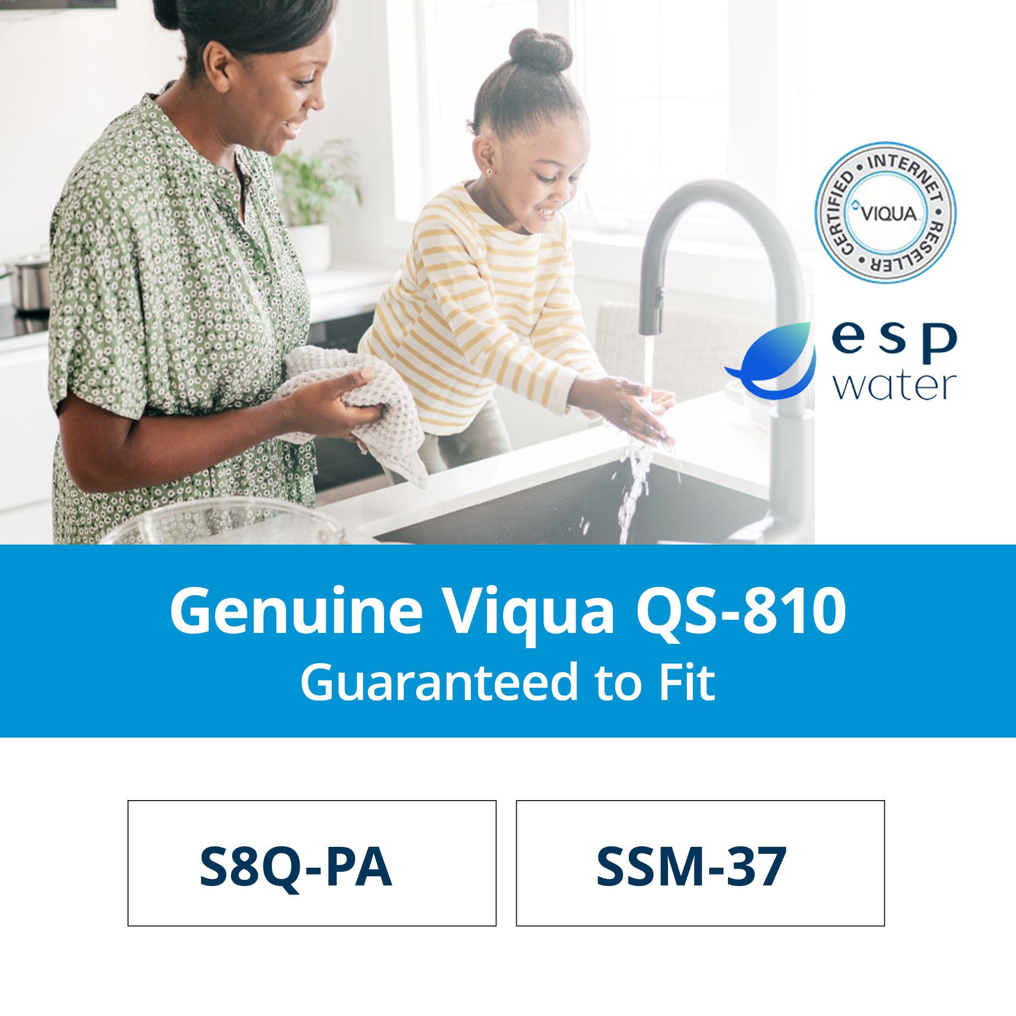 VIQUA QS-810 quartz sleeve compatibility for S8Q-PA and SSM-37 UV systems