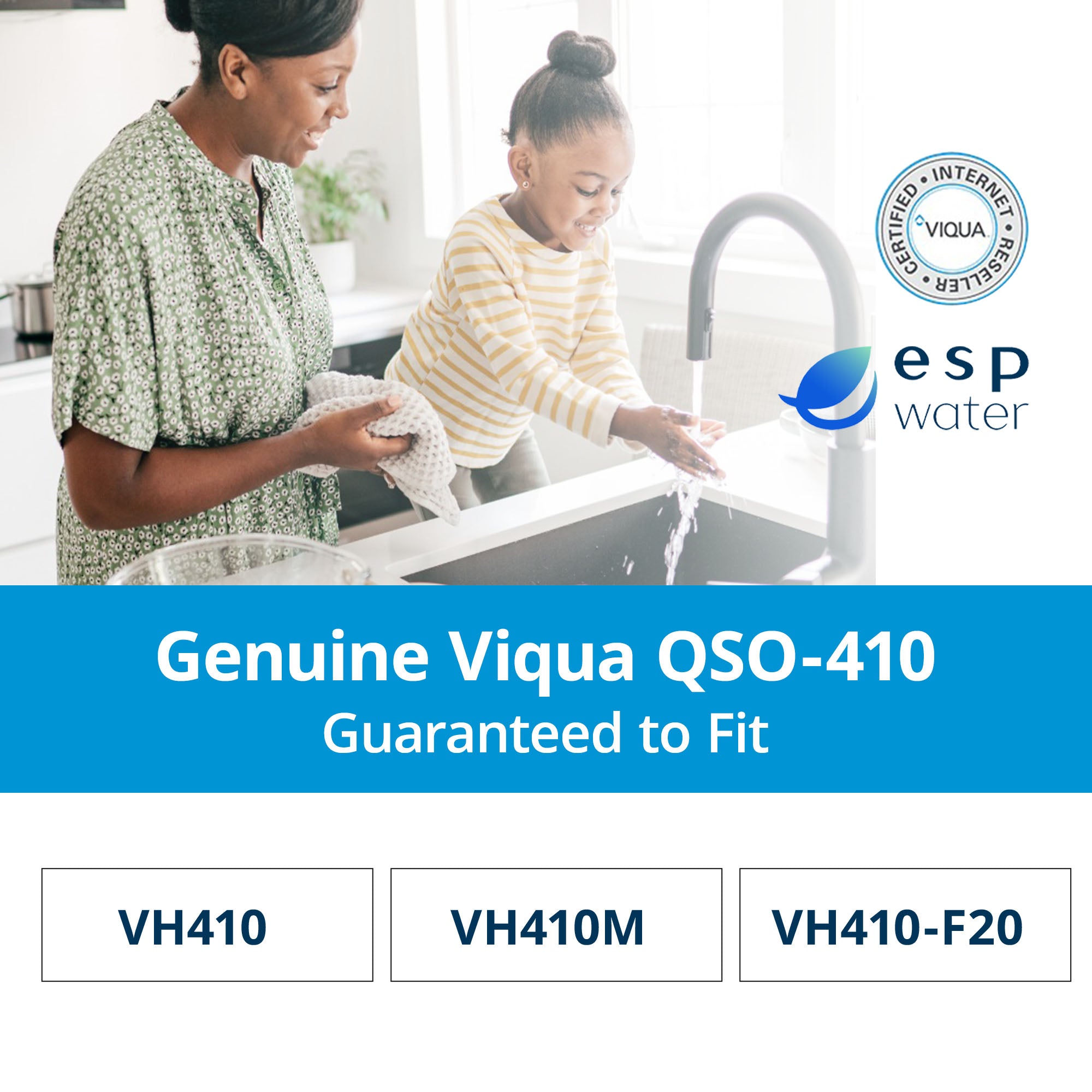 VIQUA QS-410 quartz sleeve compatibility for SC-410, SCM-410, SPV-410, SP410-HO and SPV-8 systems