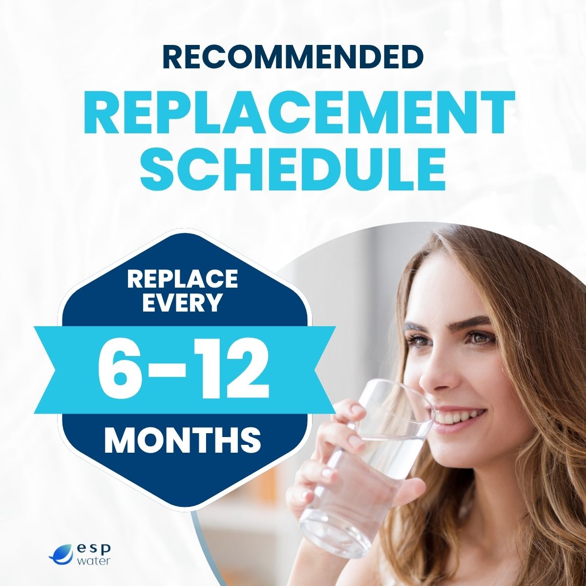 Microline S7025 replacement schedule with recommended 6 to 12 month filter changes
