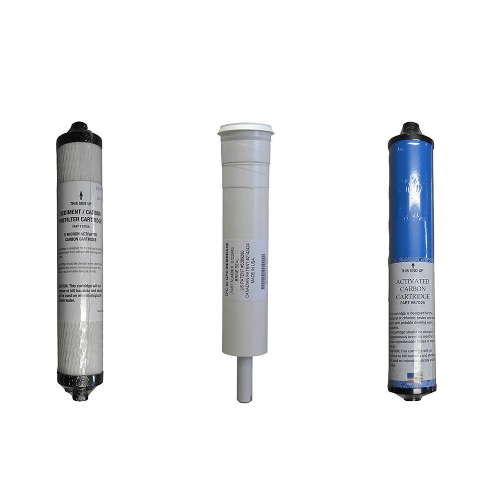 Microline TFC-335 compatible reverse osmosis replacement filter kit with 50 GPD membrane