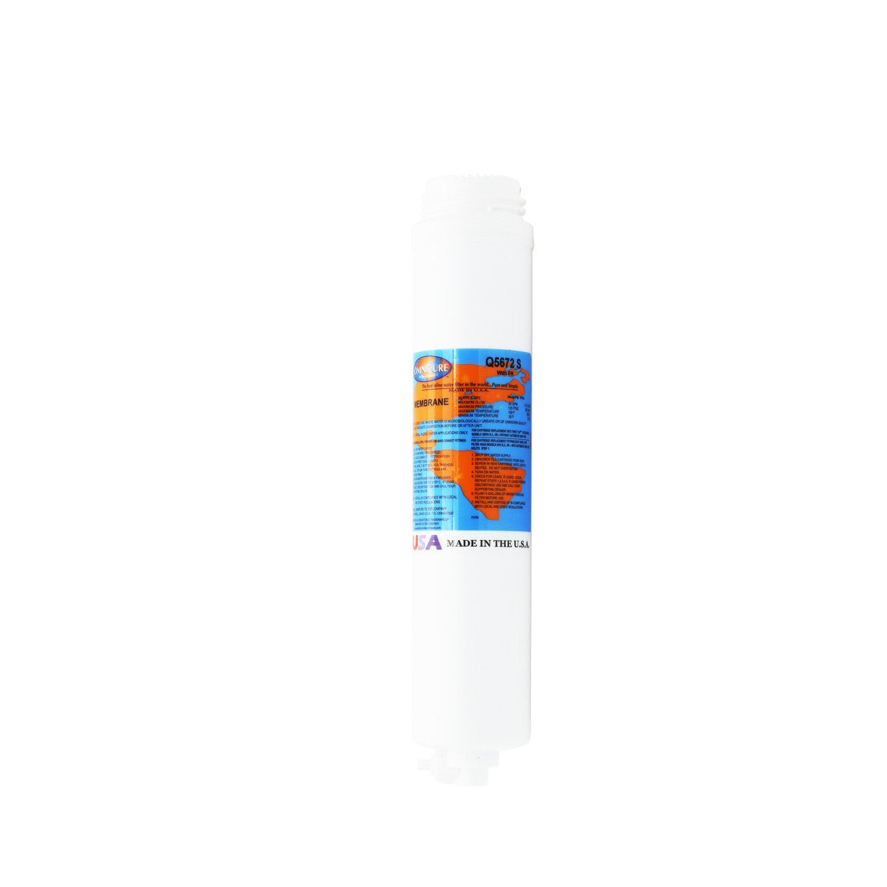 Omnipure TQ56-36FC Q5672-36FC 36 GPD encapsulated reverse osmosis membrane with flow control