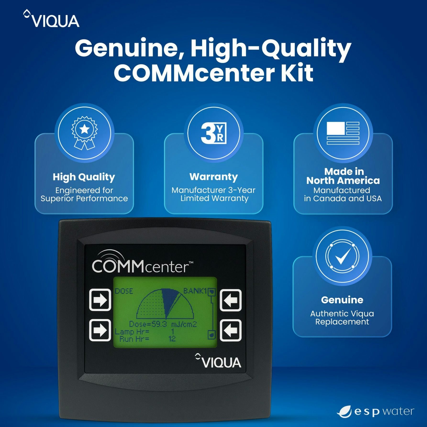 VIQUA 270272 - R COMMcenter Kit with Dry Contact Connection 270272-R - ESP Water