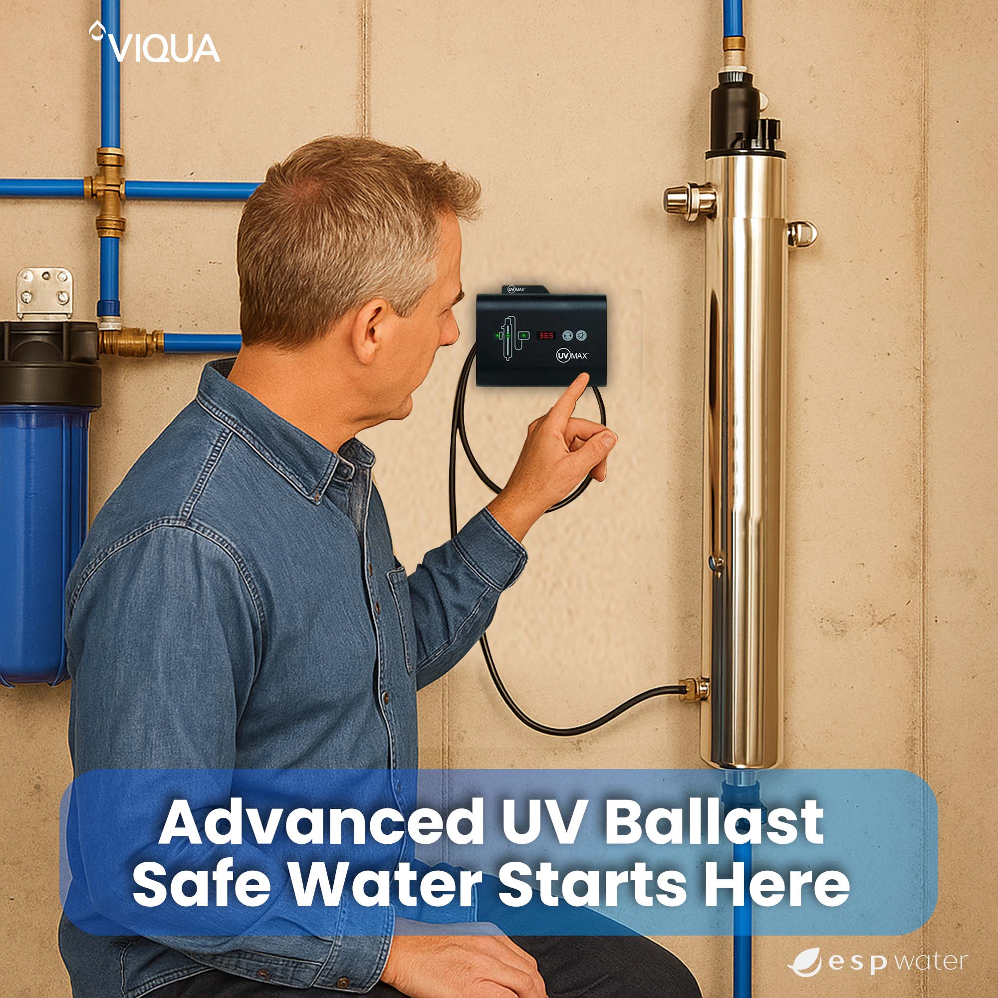VIQUA 650716-007 advanced ballast controller for compatible D, E, F, PRO7 and PRO15 systems