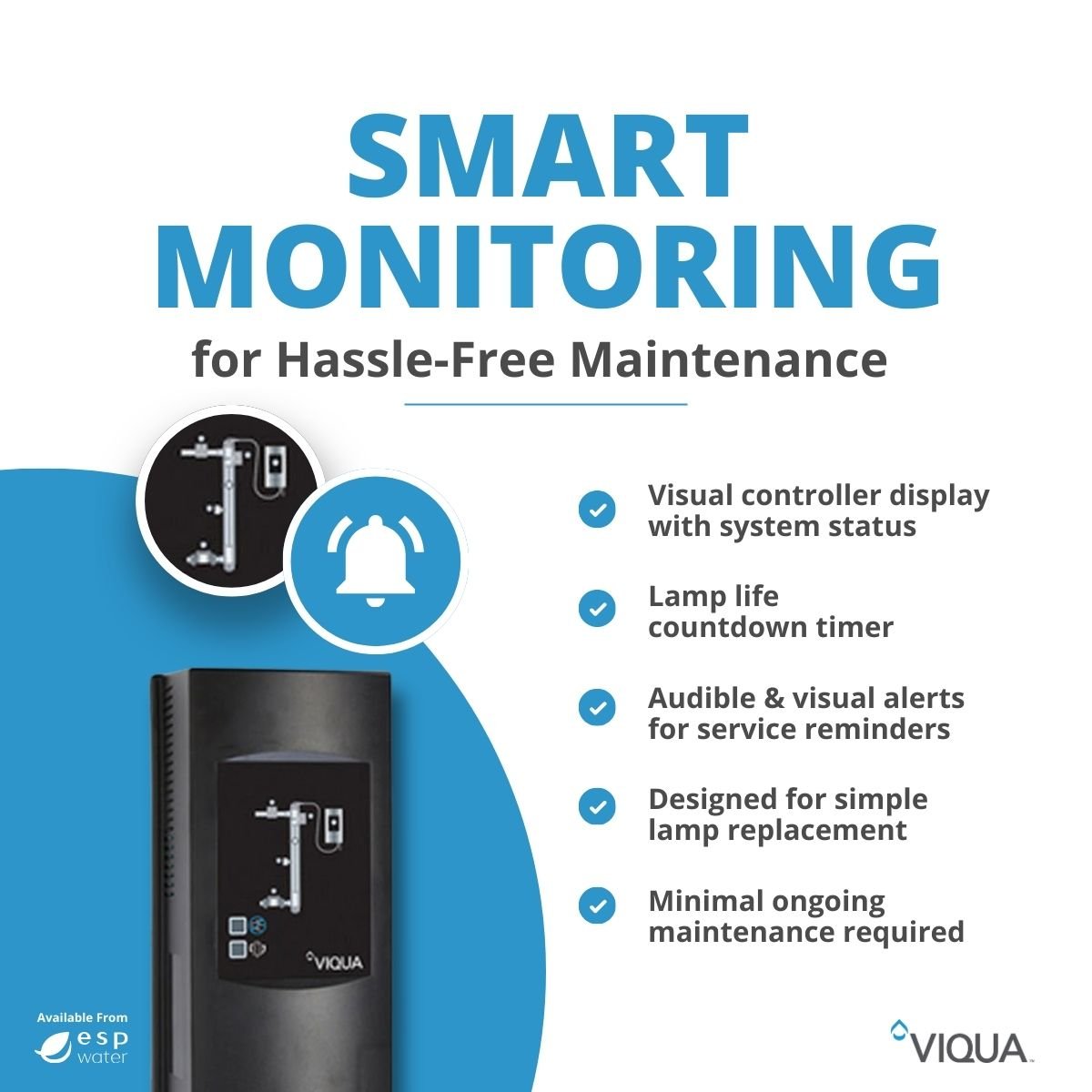 VIQUA 660003 - R UV PRO50 System 50 GPM, USEPA UVDGM Certified 660003-R - ESP Water