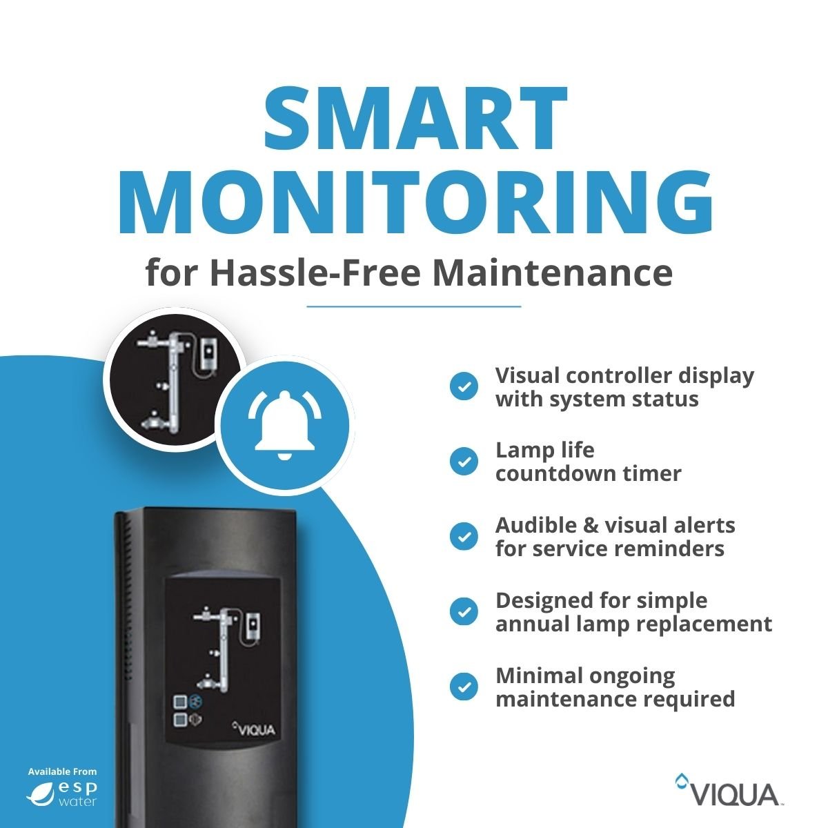 VIQUA PRO24 - 100 UV System, 24 GPM, USEPA 2 - Log Validated 660095 - R 660095-R - ESP Water