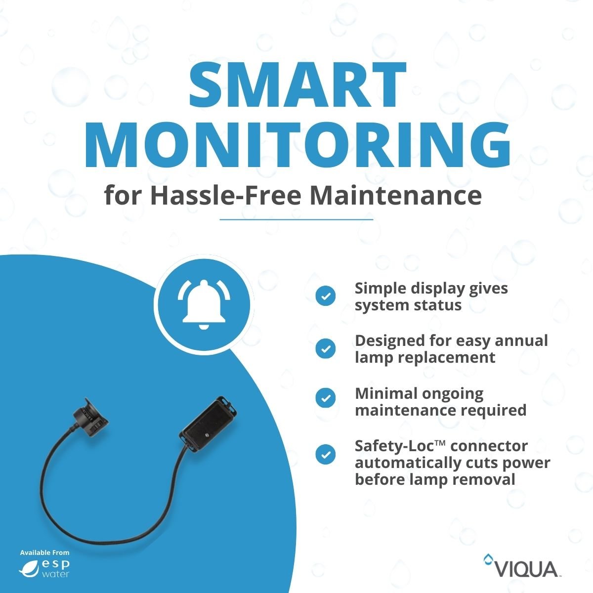 VIQUA VT4 UV system maintenance guidance for lamp and quartz sleeve service