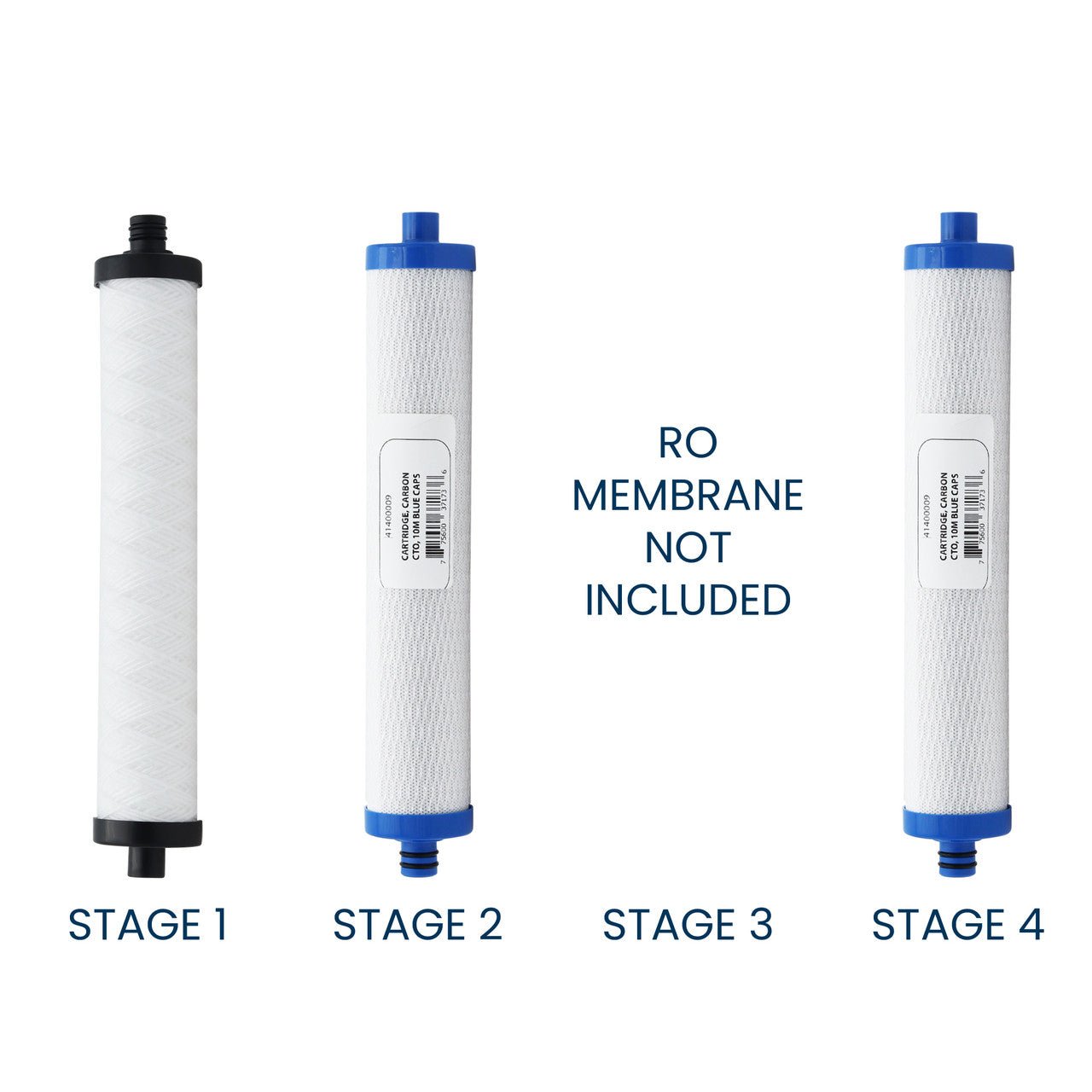 Hydrotech 4VTFC50G or 4VTFC50G - PB RO Filter Kit (Membrane Sold Separately) YS-4VTFC50G - ESP Water