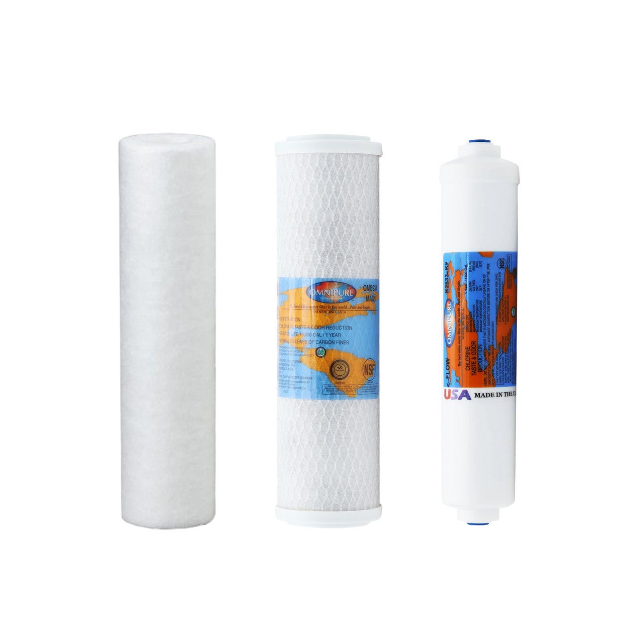 TGI-415 compatible reverse osmosis replacement filter kit without membrane