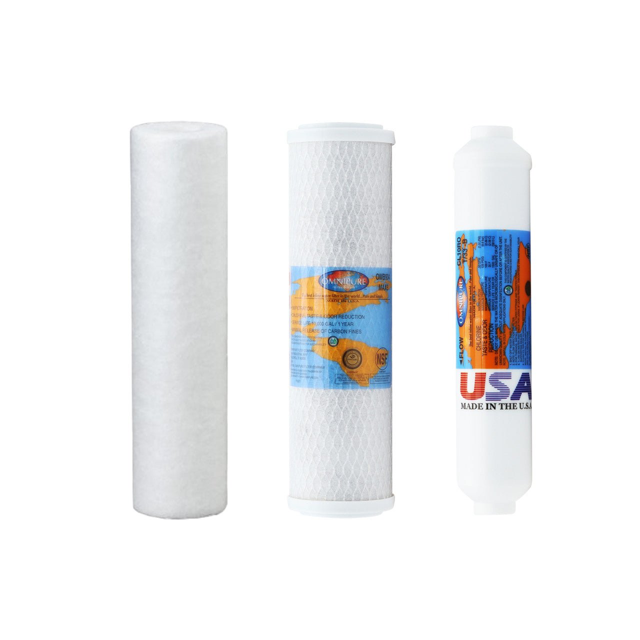 Ultima VI compatible YS-ULTIMAVI reverse osmosis replacement filter kit without membrane