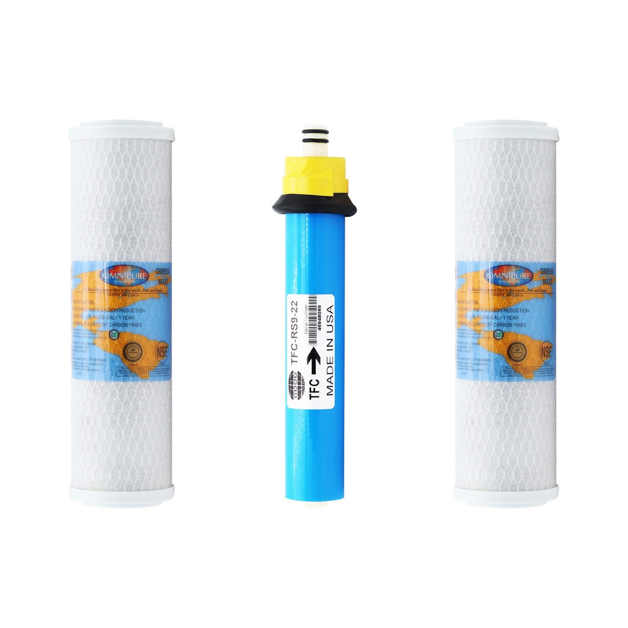 RainSoft UF22 compatible reverse osmosis replacement filter kit with 22 GPD membrane