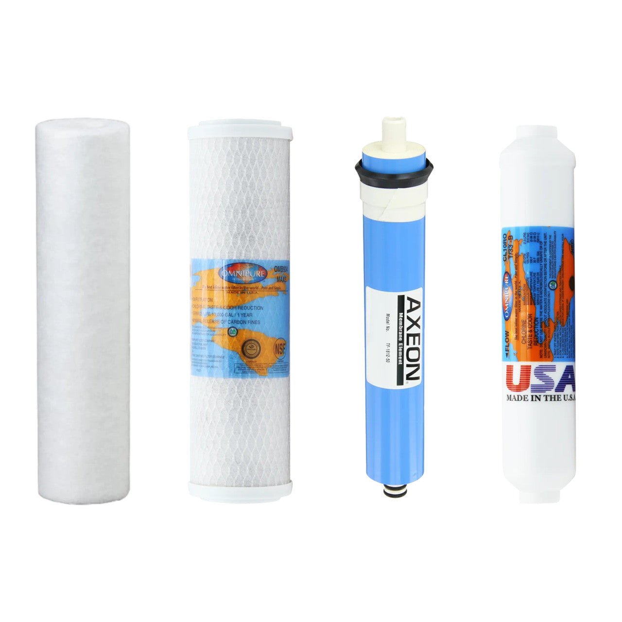Ultima VI compatible YSM-ULTIMAVI replacement filter kit with 50 GPD reverse osmosis membrane