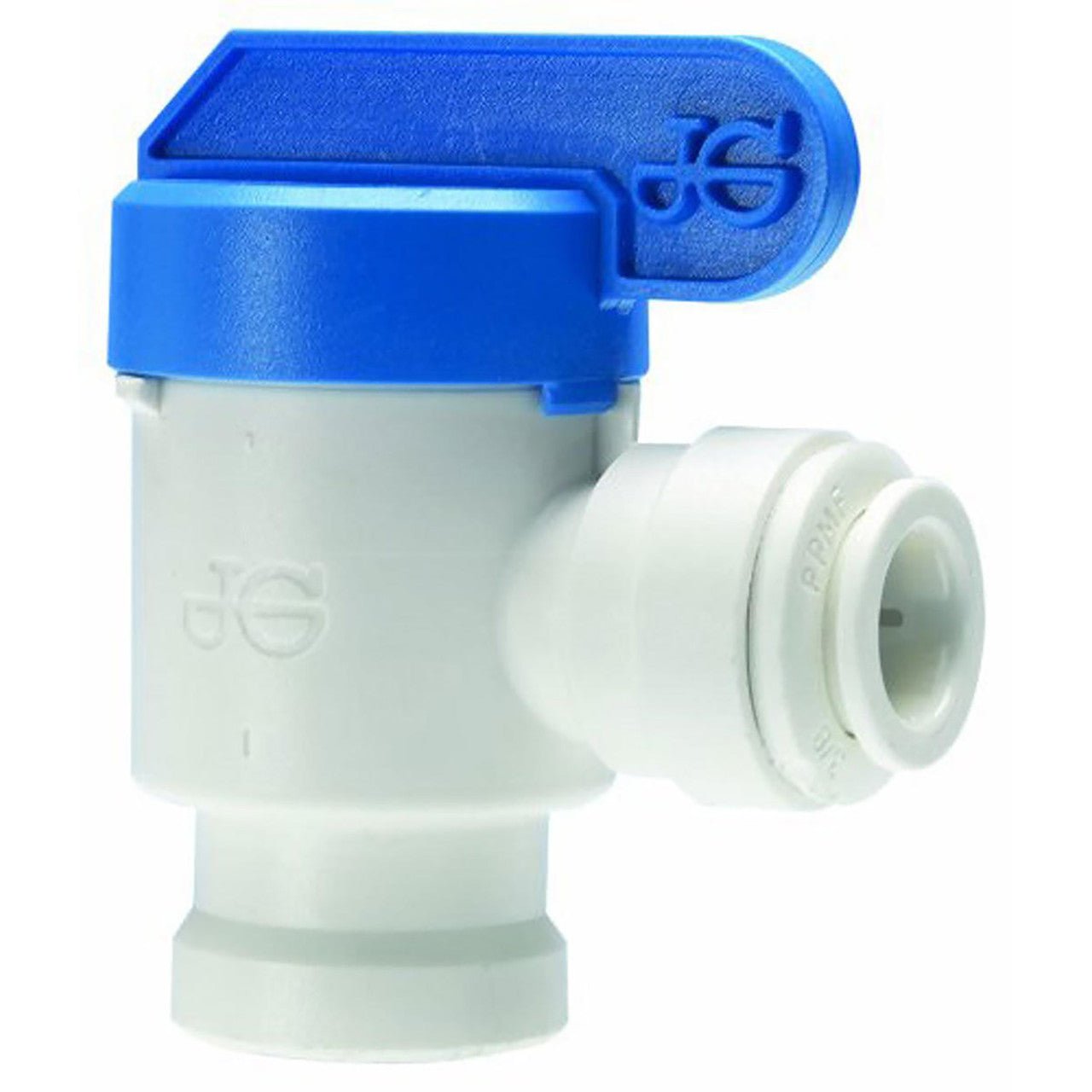 John Guest PPSV500822W RO storage tank ball valve, 1/4-inch quick connect x 1/4-inch female thread