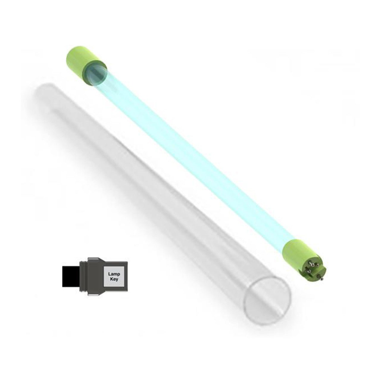 LUMINOR RLQ-820 UV lamp and quartz sleeve replacement kit with key for LB4-101, LB5-101 and LB6-101 systems