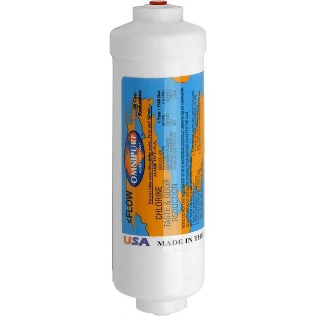 Omnipure K2333 inline GAC carbon filter, 2 x 6 inch