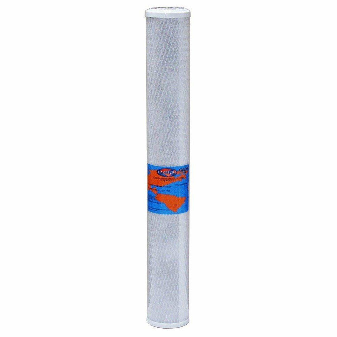 Omnipure OMB200-10m 10-micron carbon block filter, 2.5 x 20 inch