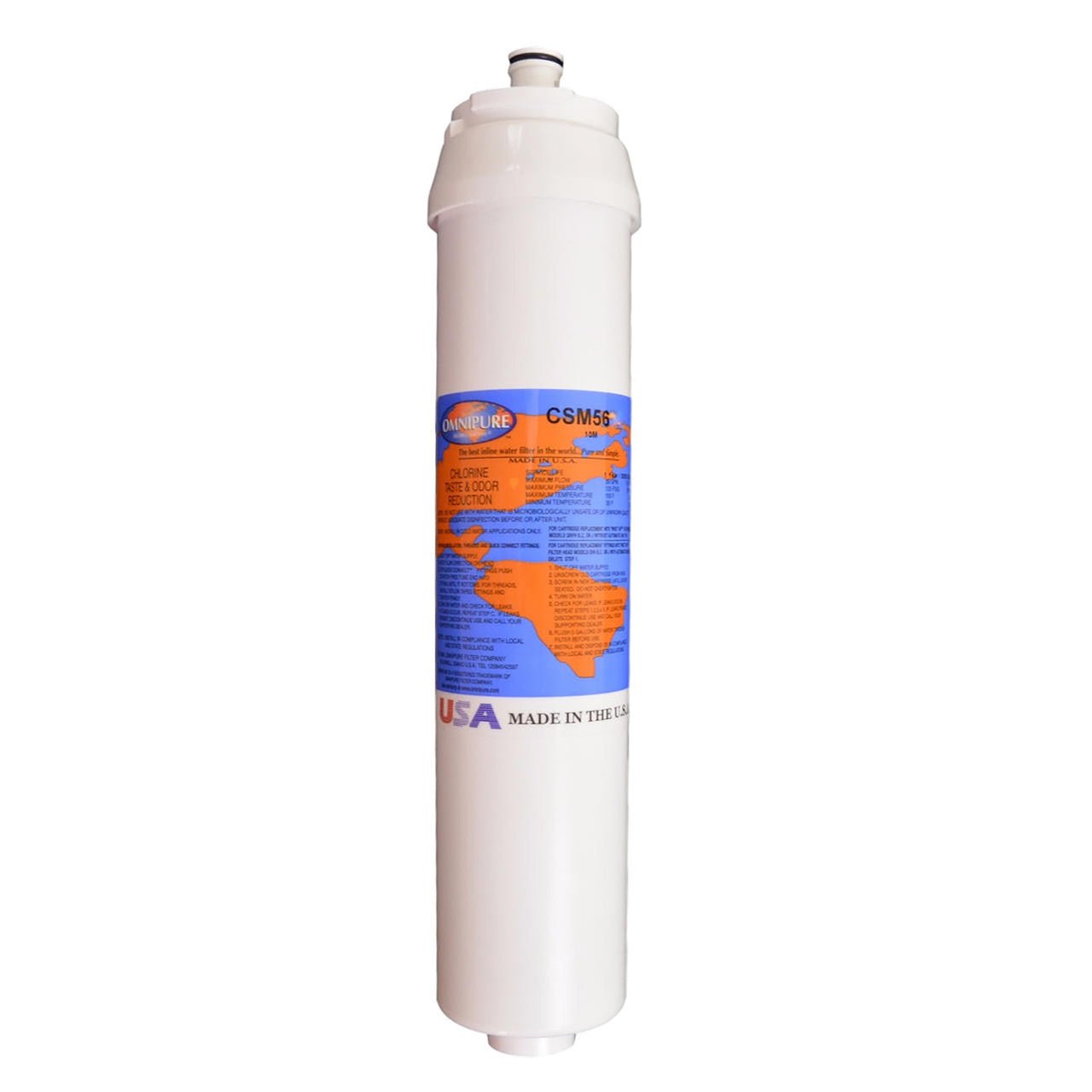Omnipure CSM5651 5-micron sediment and carbon filter compatible with Water Factory, CUNO and 3M SQC systems