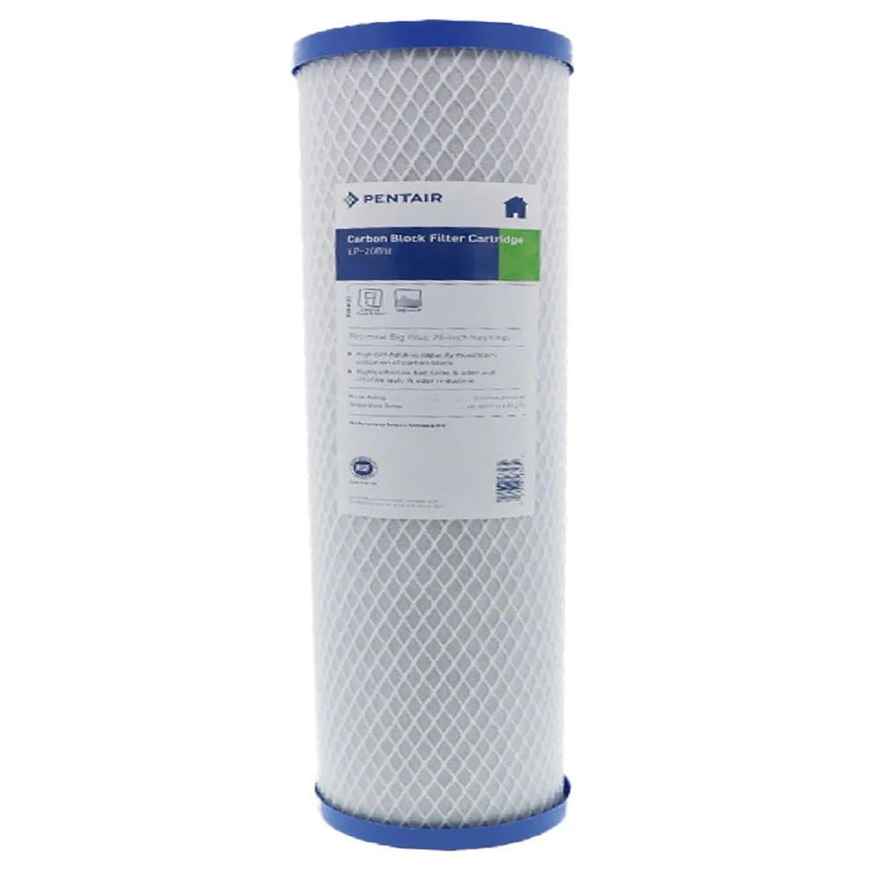 Pentair Pentek 155583-43 EP-20 BB 5-micron carbon briquette filter, 4.5 x 20 inch