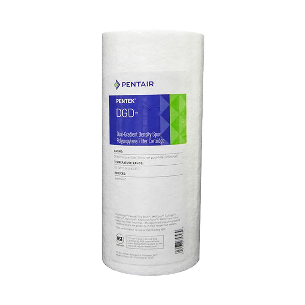 Pentair Pentek DGD-2501 155359-43 1-micron sediment filter, 4.5 x 10 inch