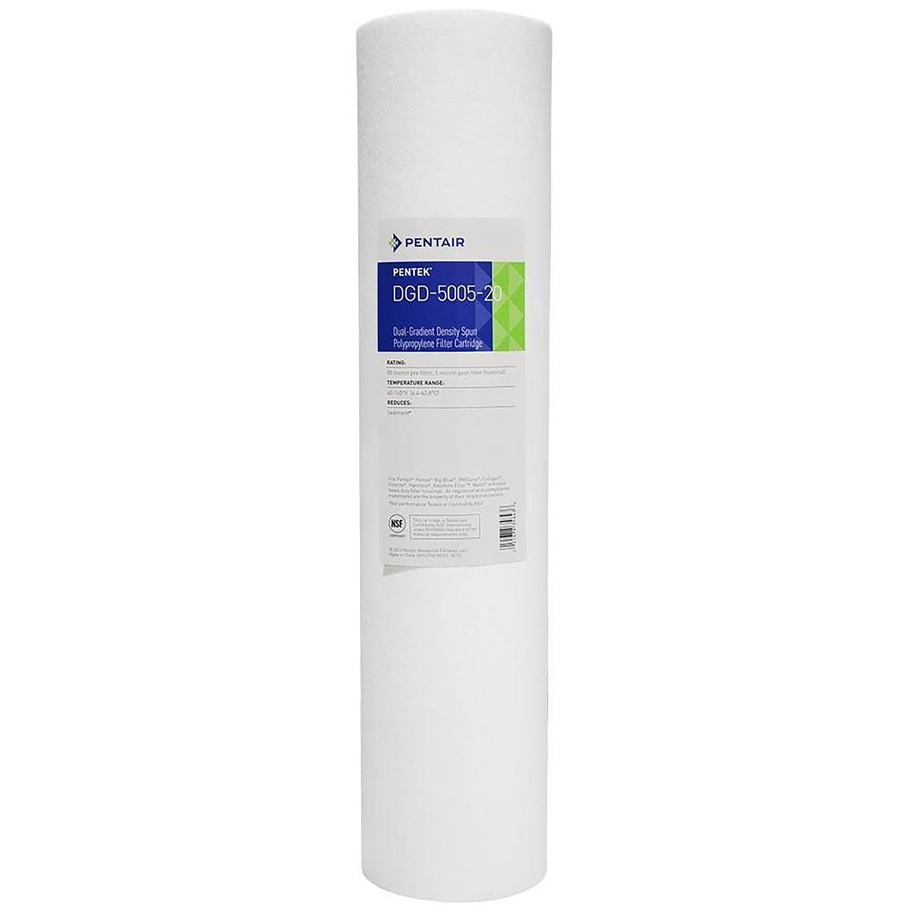 Pentair Pentek DGD-5005-20 155358-43 5-micron sediment filter, 4.5 x 20 inch