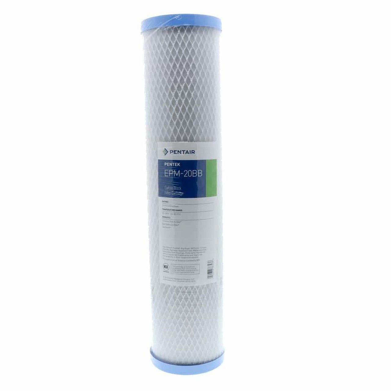 Pentair Pentek EPM-20 BB 155783-43 10-micron carbon briquette filter, 4.5 x 20 inch